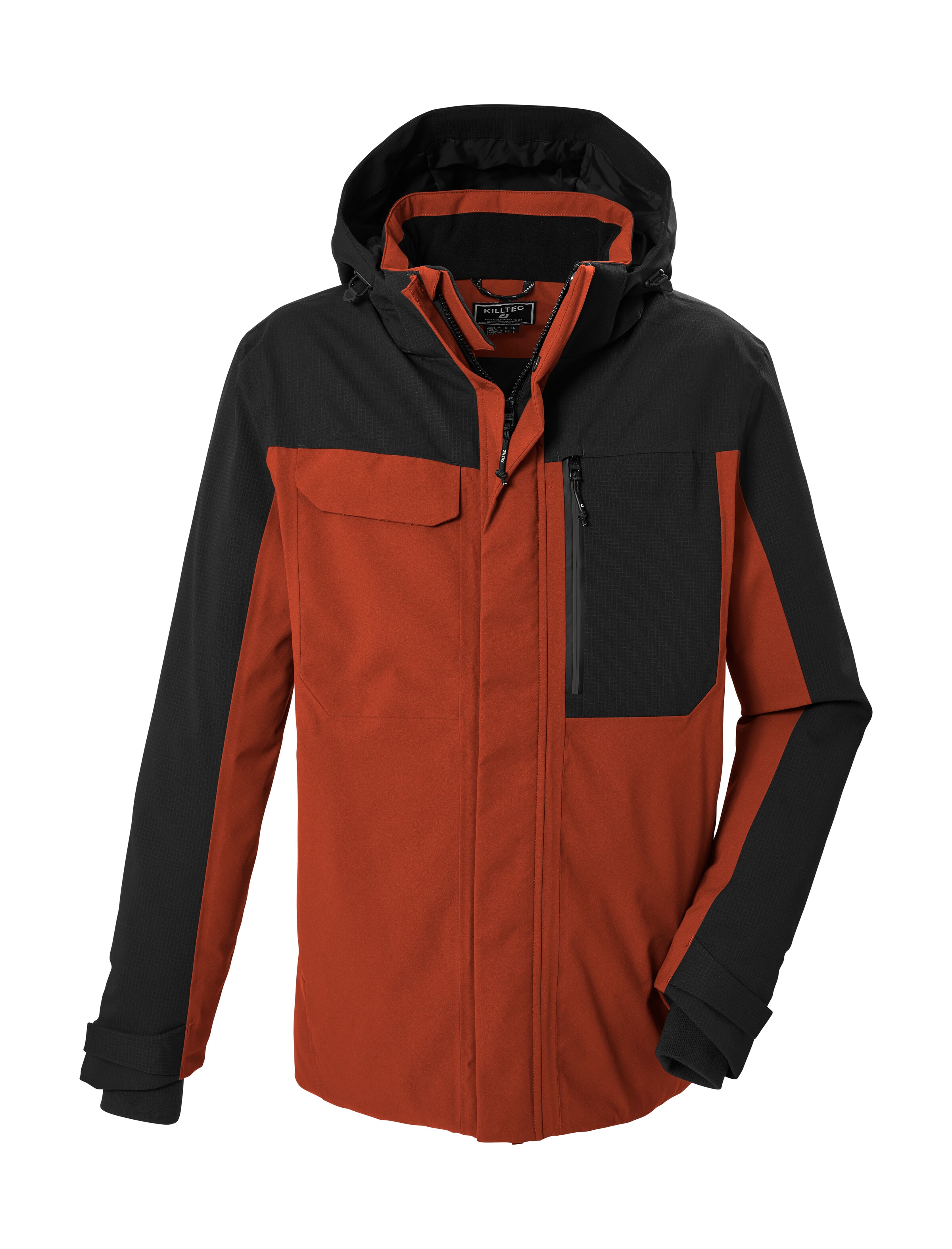 Killtec Funktionsjacke »KOW 83 MN JCKT« Wasserdichte, atmungsaktive Herrenjacke im Colourblock-Design