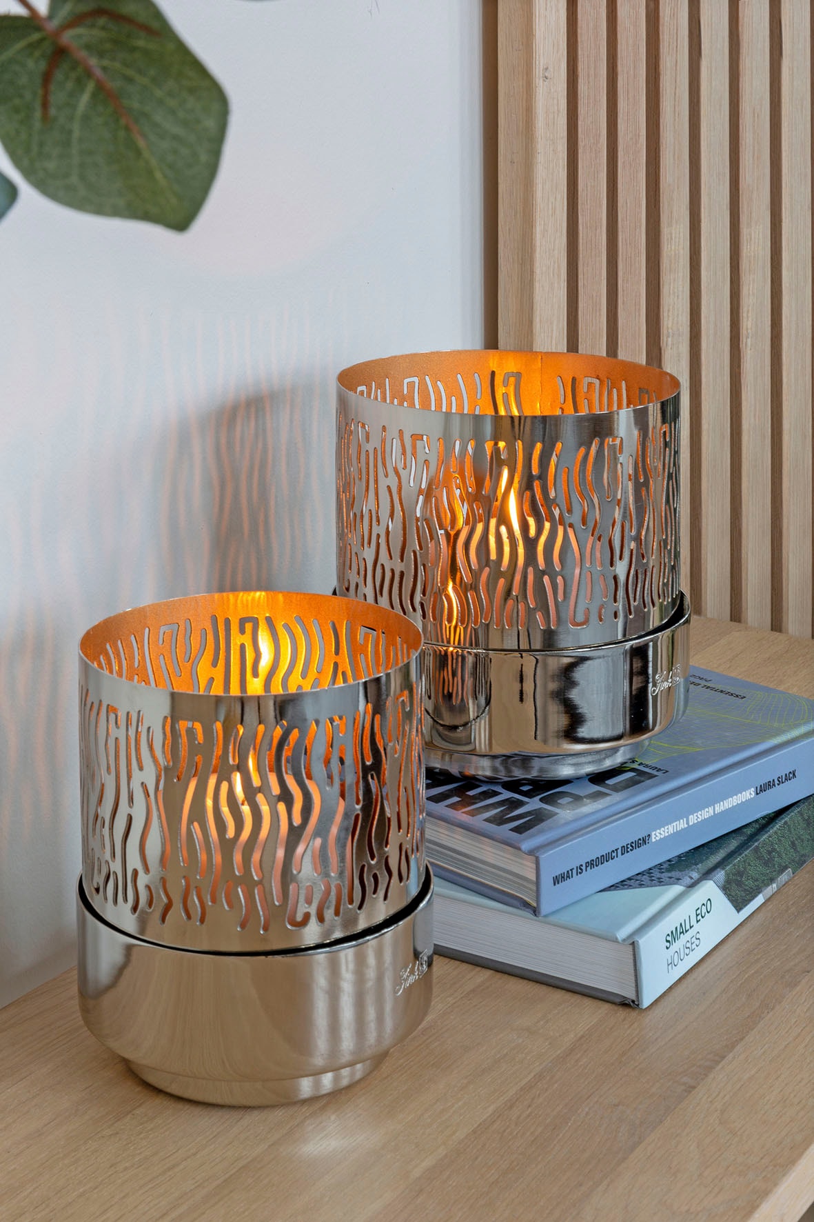 bequem Windlicht aus wellenförmigen kaufen Fink (1 St.), Eisen, mit Cut-Outs »MARIAN«, Kerzenhalter