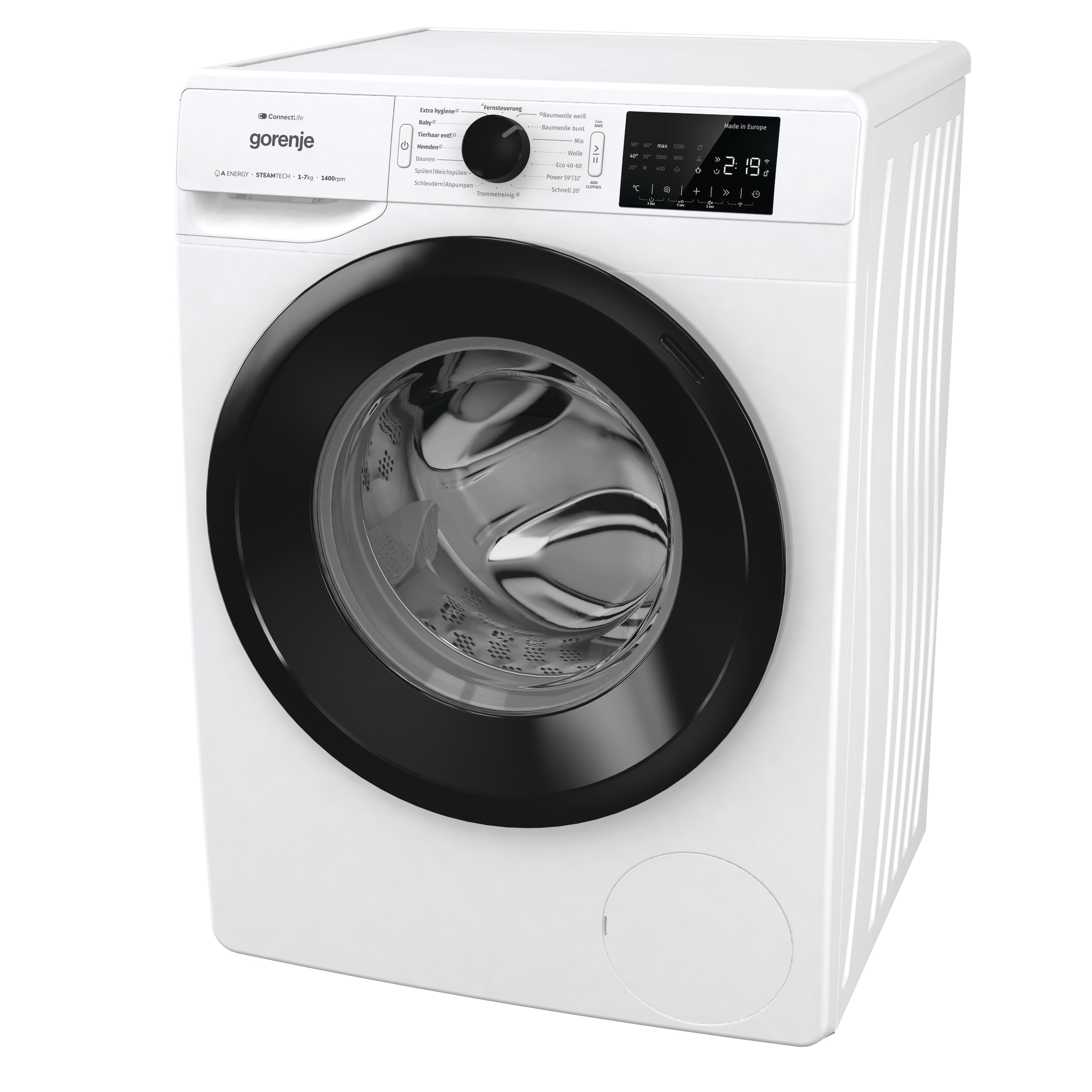 GORENJE Waschmaschine »WPNEI74A1TS«, 7 kg, 1400 U/min, Energieklasse A-10%