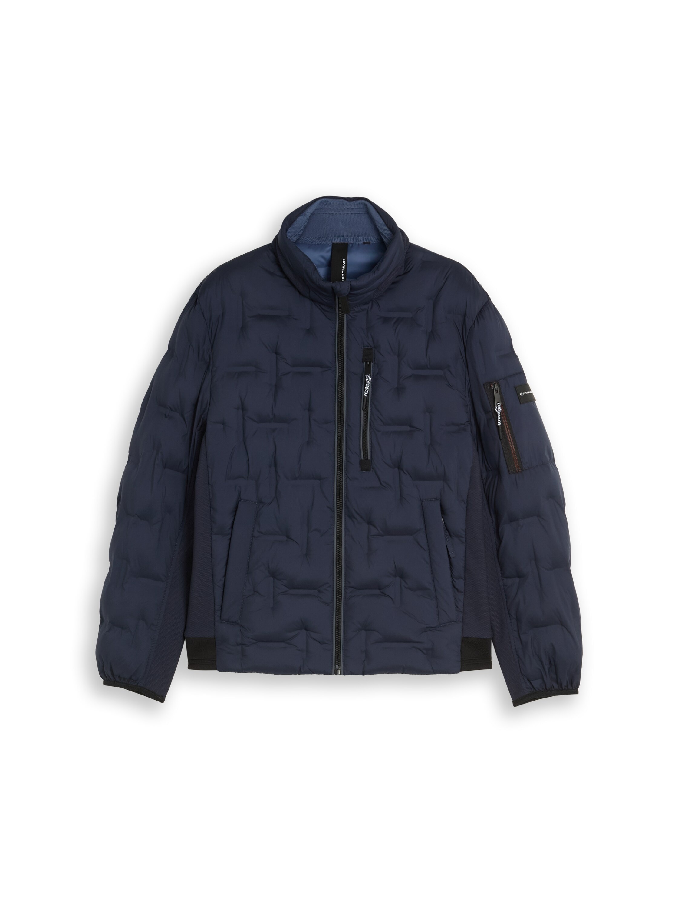 TOM TAILOR Steppjacke ohne Kapuze mit Stehkragen udn Reißverschluss