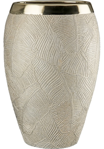 GILDE Dekovase »Cascade«, aus Keramik, Höhe ca. 35 cm kaufen