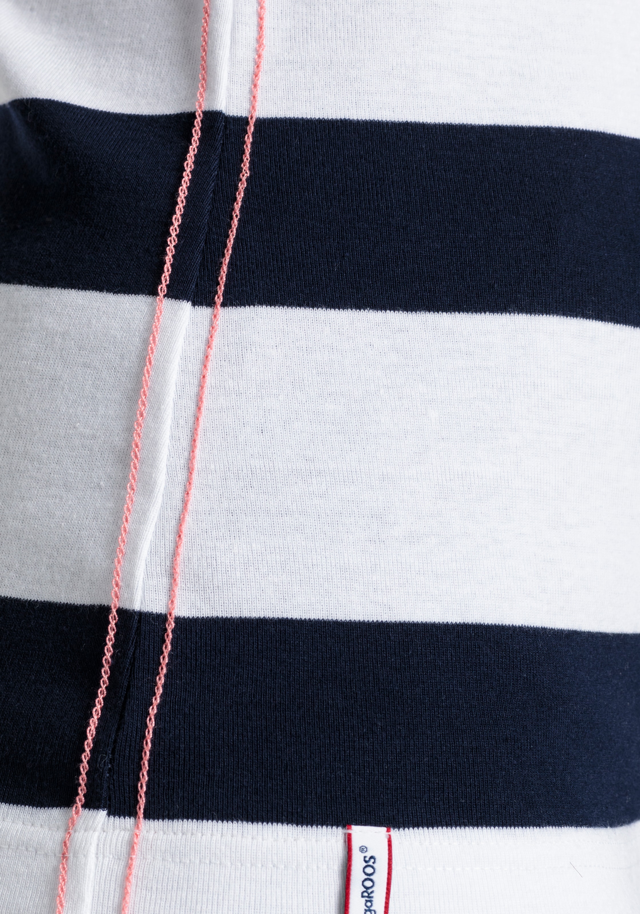 KangaROOS Langarmshirt, Langarm, sehr figurbetonte Passform, aus 100% Baumwolle