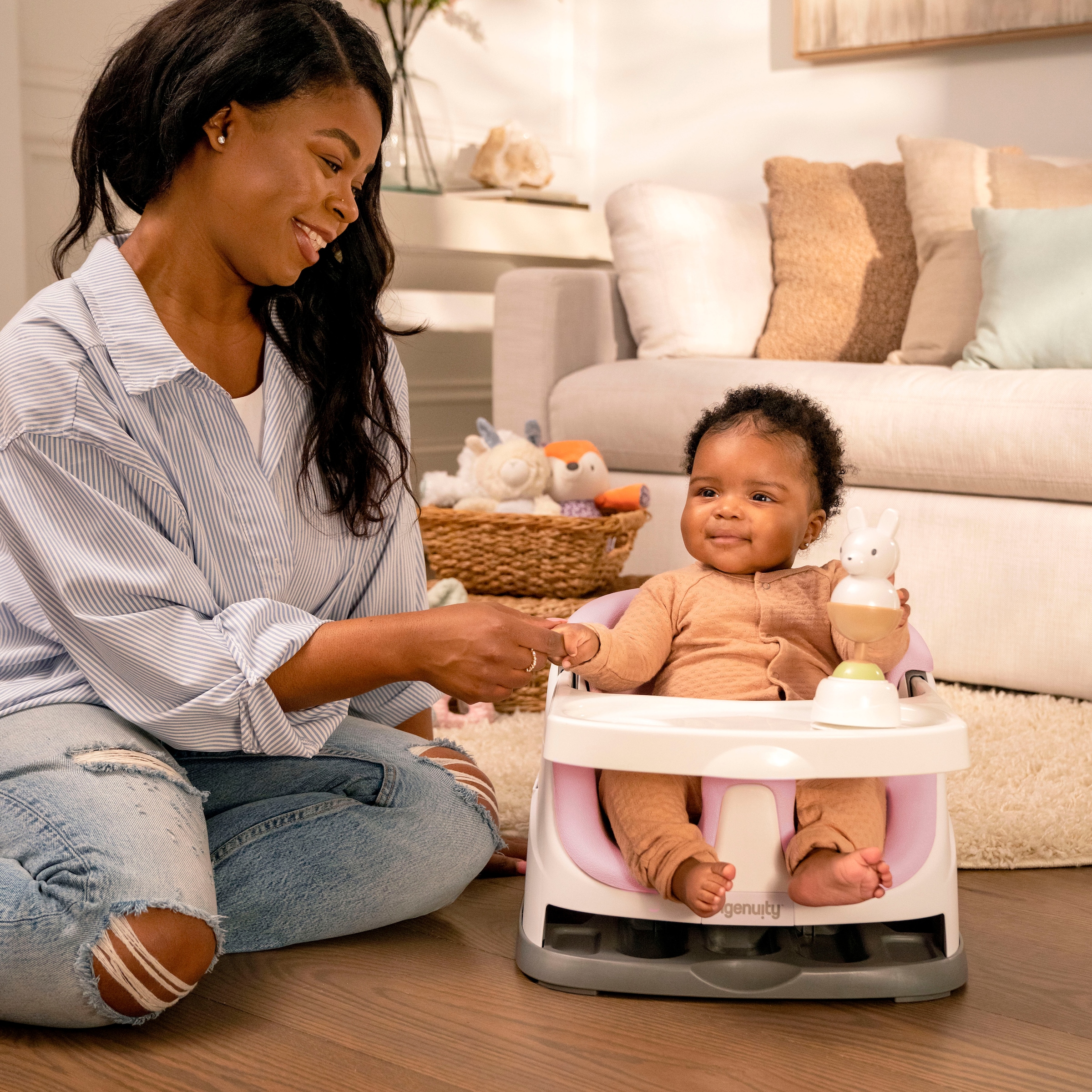 ingenuity Tischsitz »Baby Base 2-in-1™ Seat – Peony™«