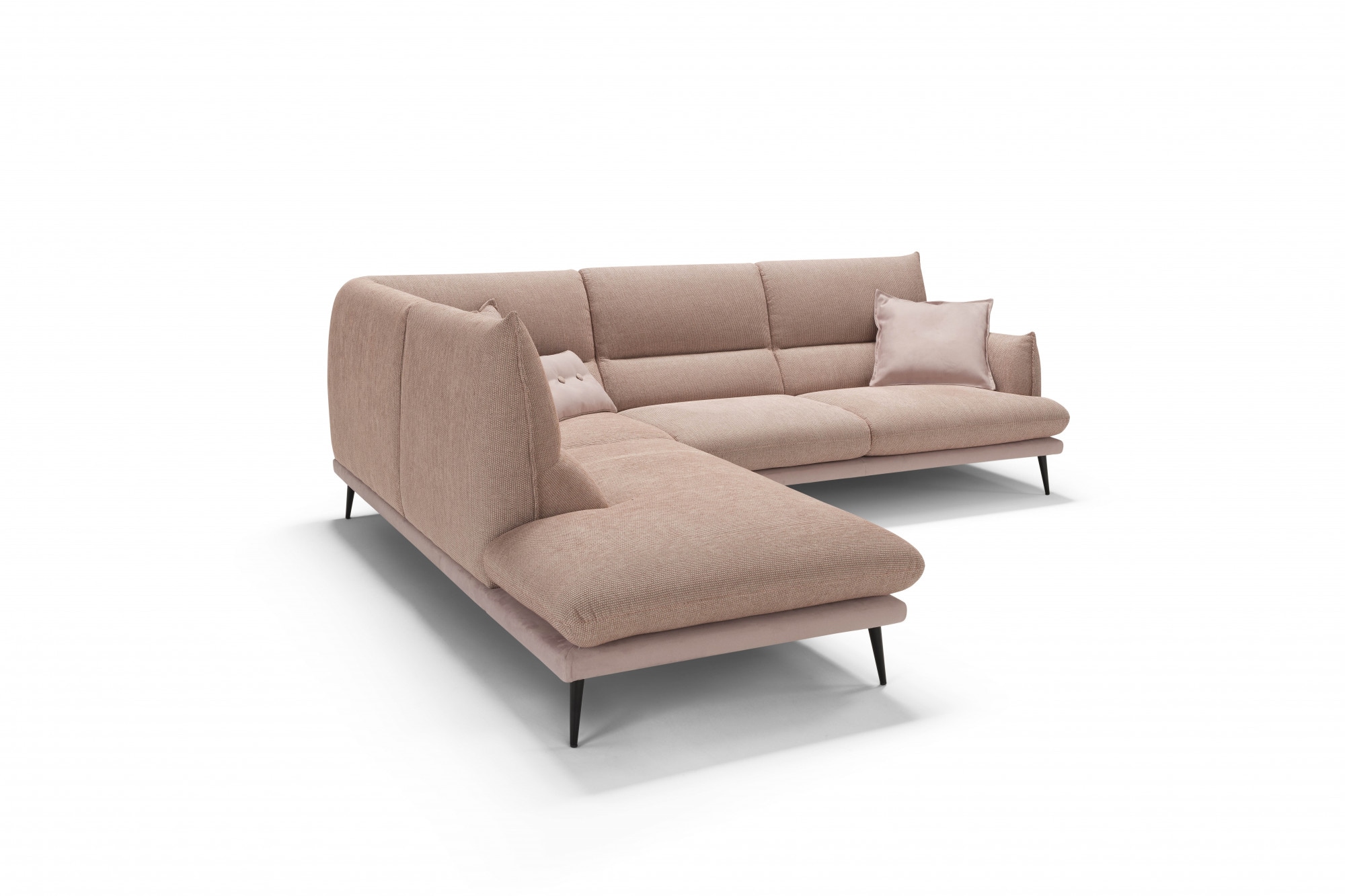 Egoitaliano Ecksofa »FUNNY, hochwertiges und aktuelles Design, bequeme Rückenlehne«, toller Sitzkomfort, L-Form