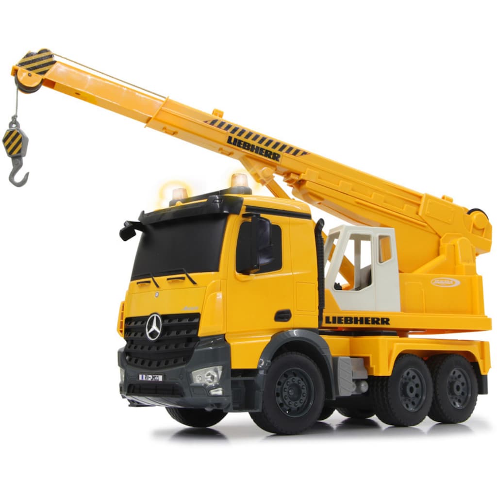 Jamara RC-LKW »Schwerlastkran Mercedes Liebherr 2,4GHz gelb«