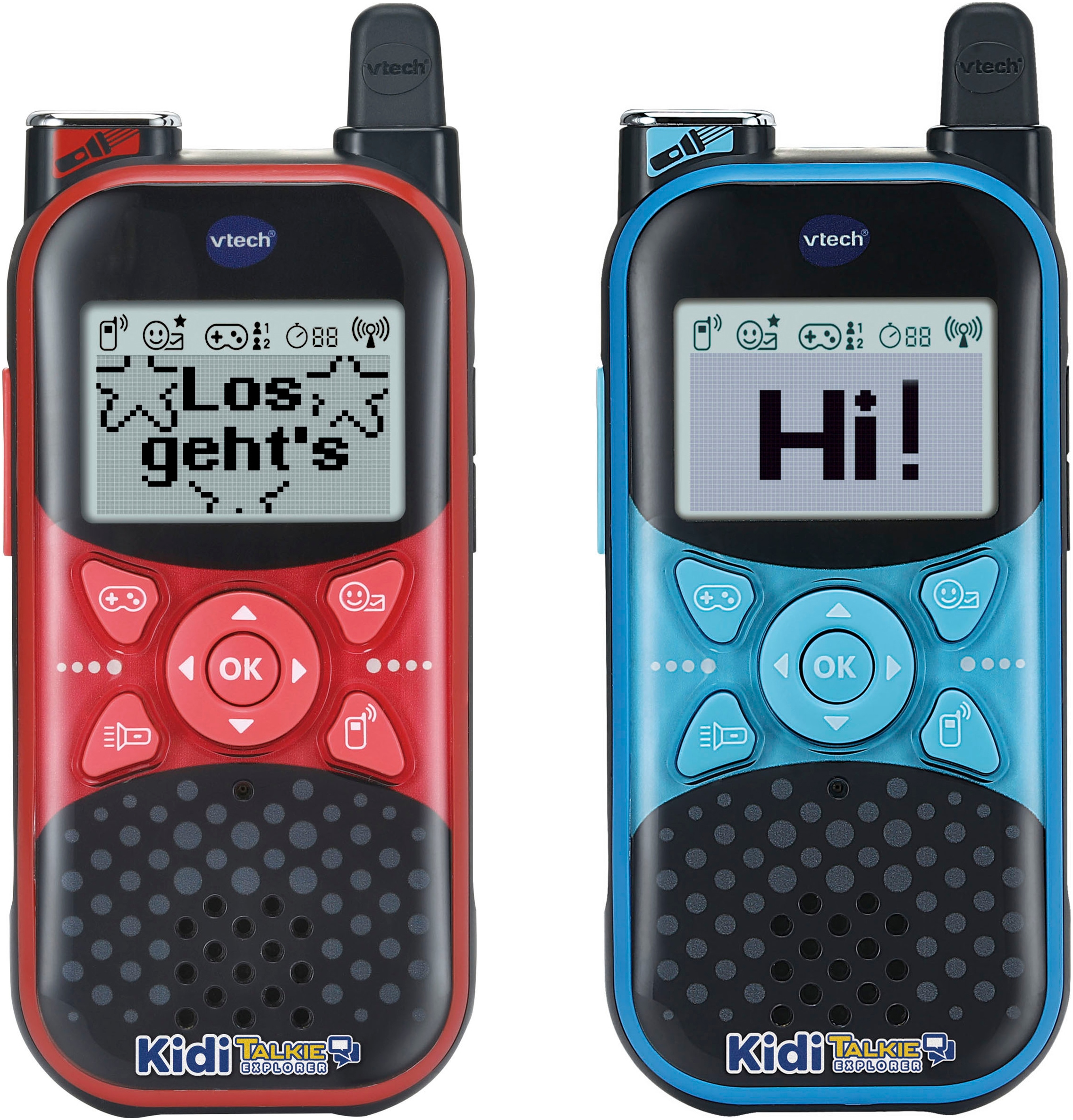 Walkie Talkie »KidiTalkie Explorer«, (Set, 2 St.), mit Taschenlampe