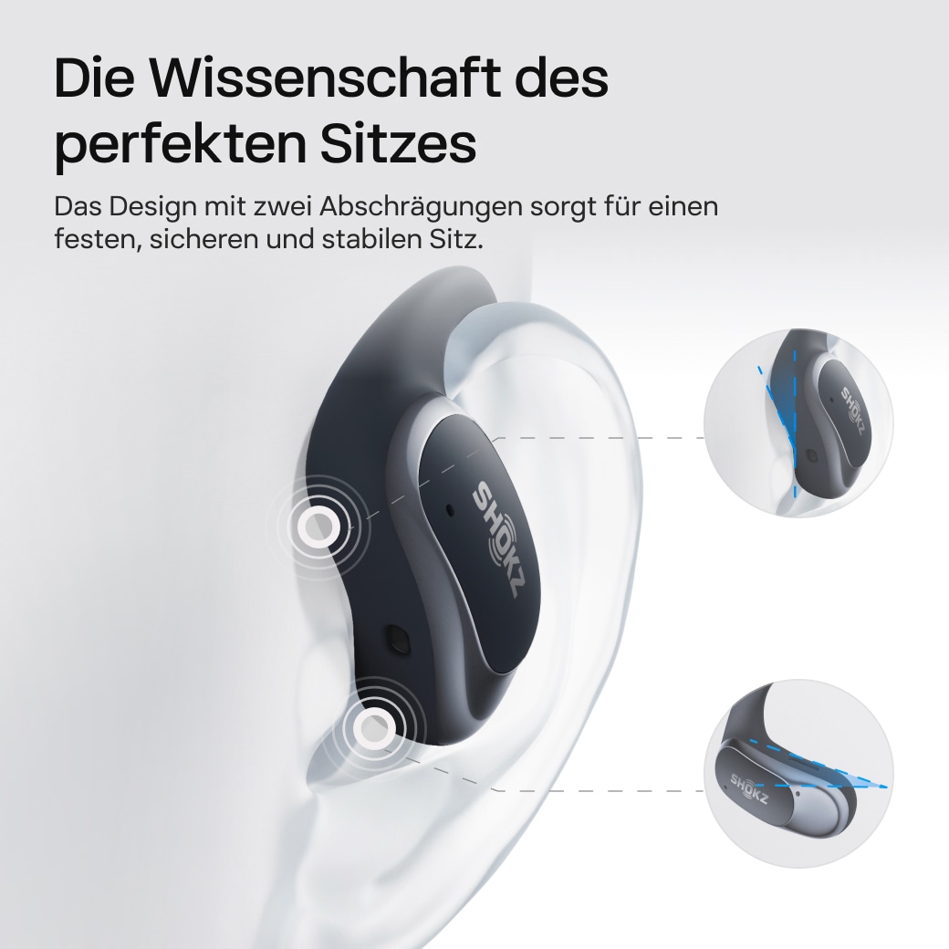 Shokz Open-Ear-Kopfhörer »OpenFit Air + Case«