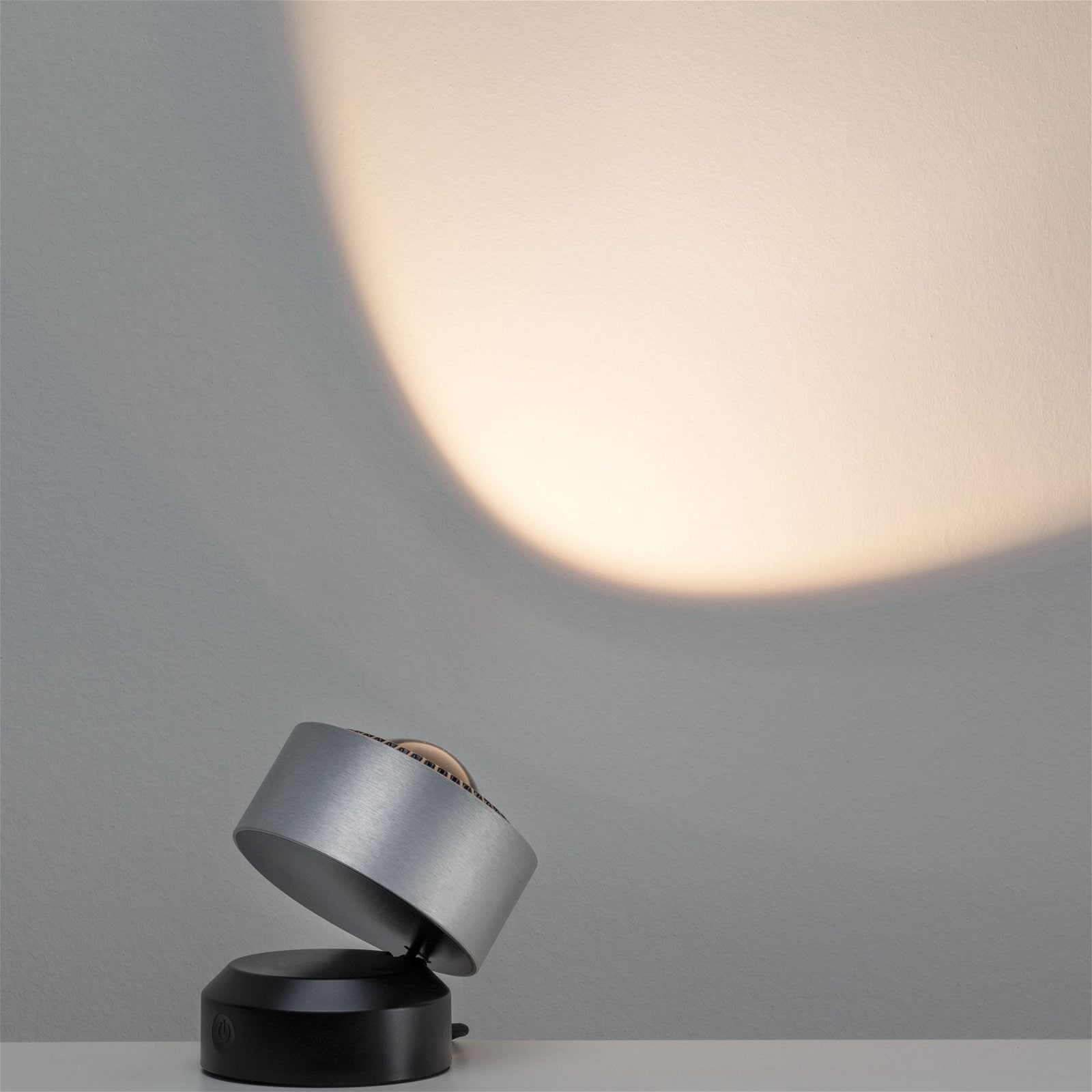 Paulmann LED Tischleuchte »Aldan 1x3,5W Schwarz/Alu gebürstet 230V Aluminium«, 1 flammig, dimmbar