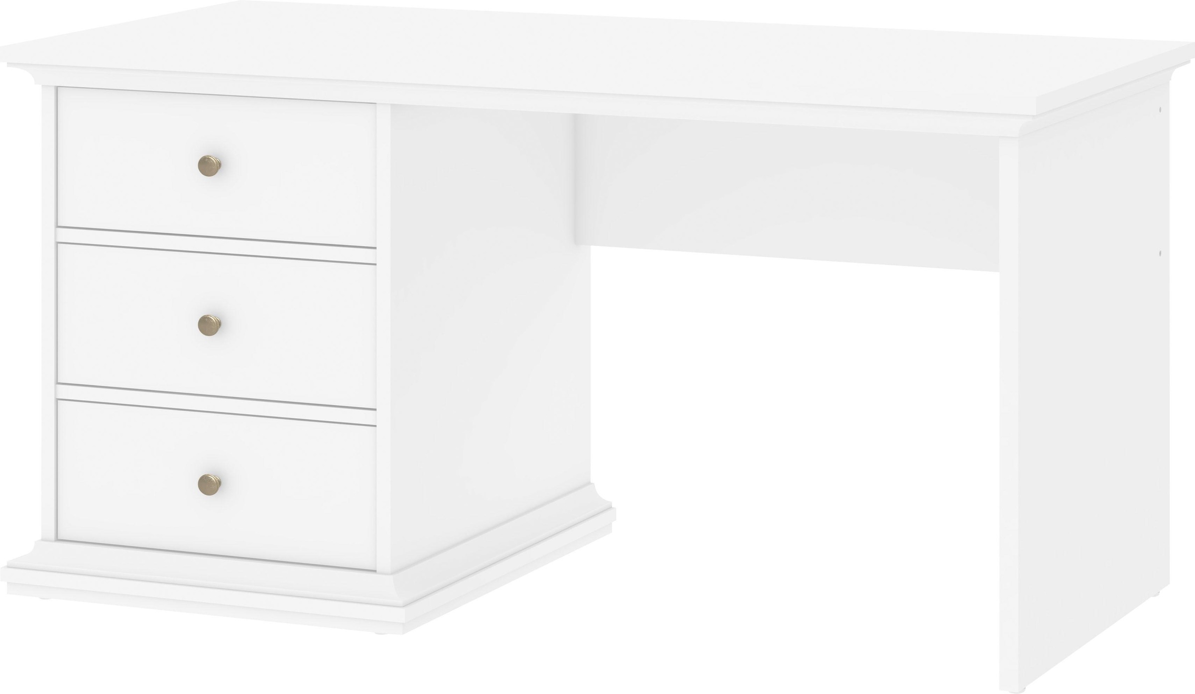 Home affaire Schreibtisch »Paris«, erstrahlt in schöner Holzoptik, Breite 130 cm