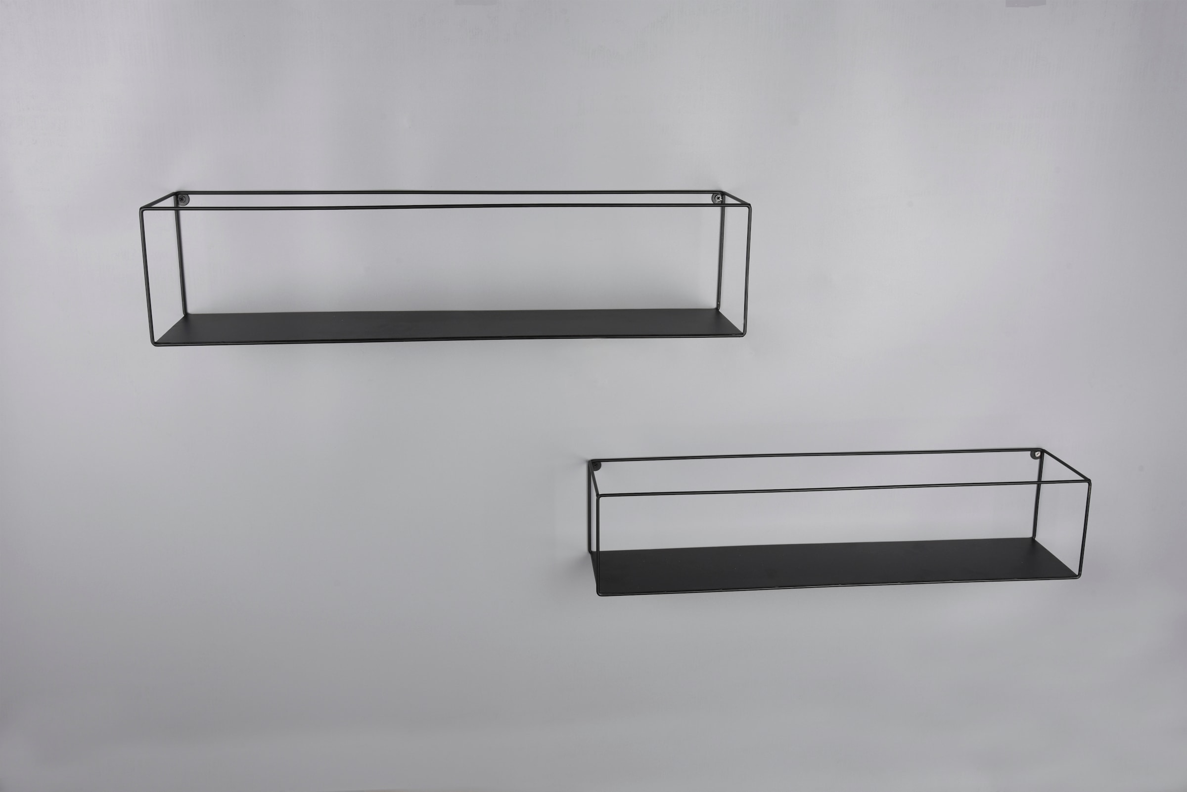 MIRRORS AND MORE Ablageregal »Tinka«, (2 St.), Mit Metallstreben, Wandmontage