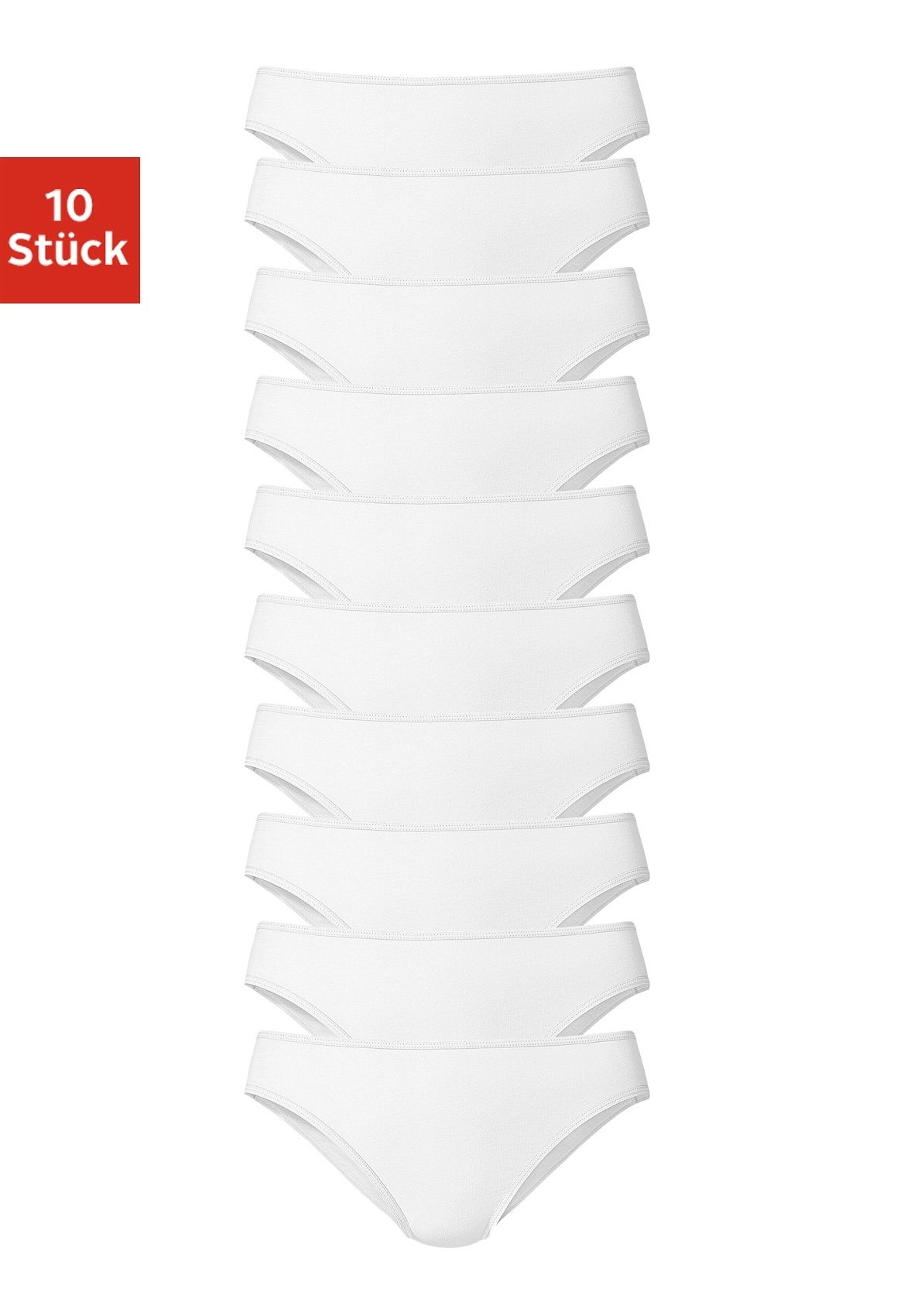 Vivance Slip, (Packung, 10 St.), schöner Basicartikel in tollen Farben - passend für... kaufen