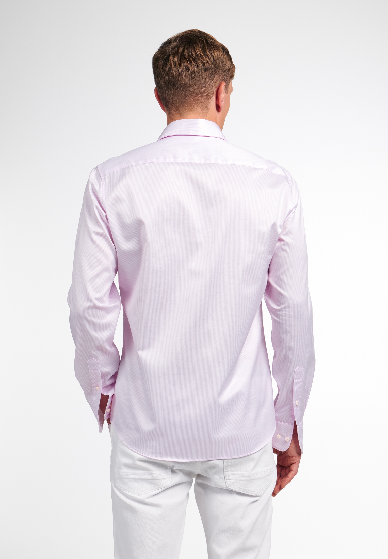 Eterna Langarmhemd »SLIM FIT« EASY IRON (bügelleicht)