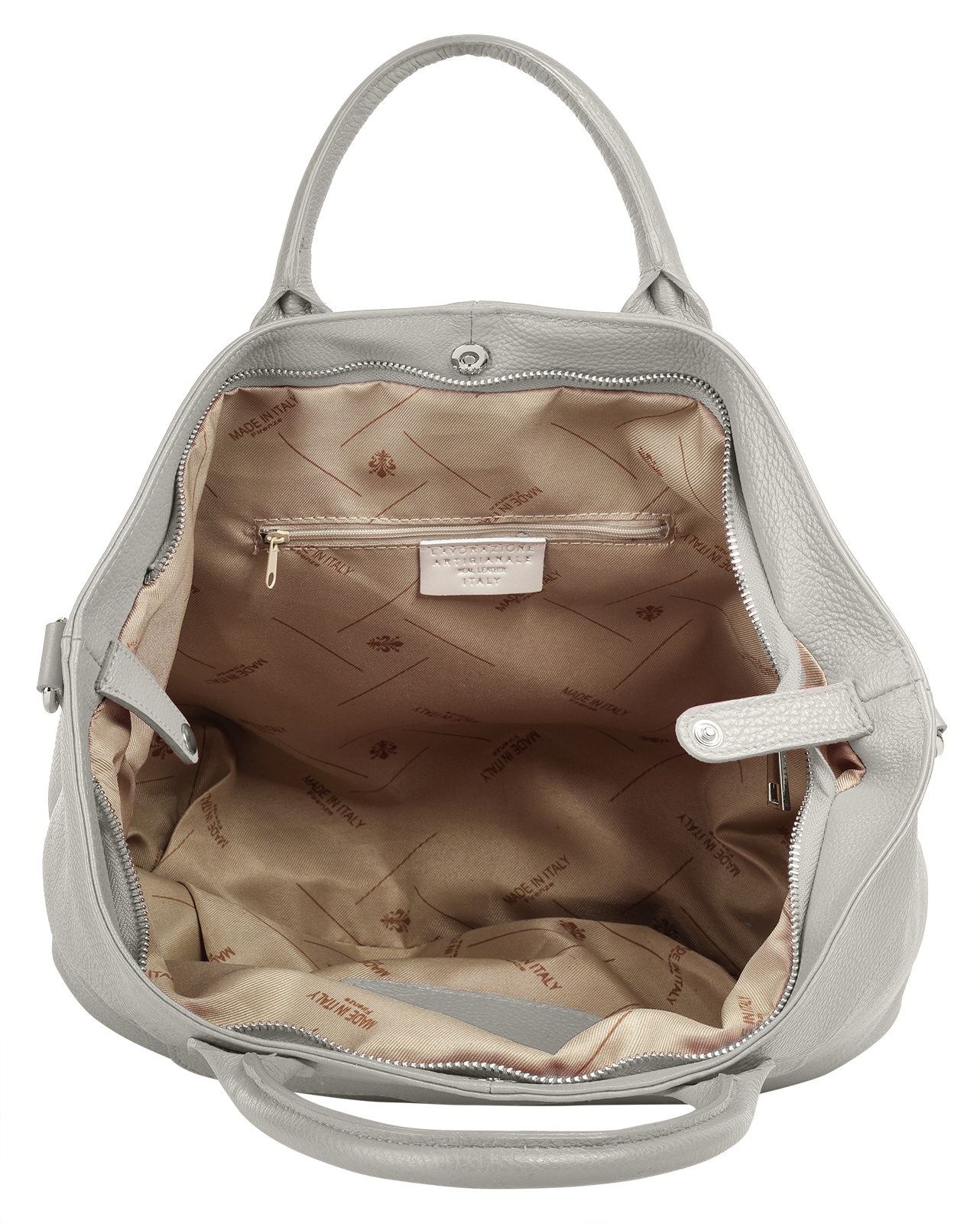 Samantha Look Henkeltasche, echt Leder, Made in Italy