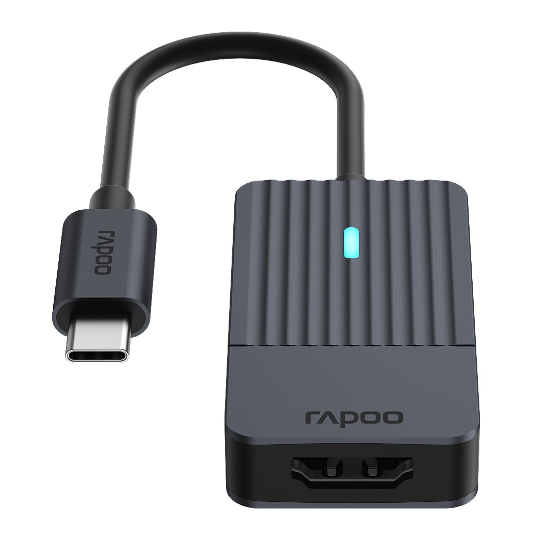 Rapoo USB-Adapter »UCA-1004 USB-C Adapter, USB-C auf HDMI™, Grau«, USB-C zu HDMI, 15 cm