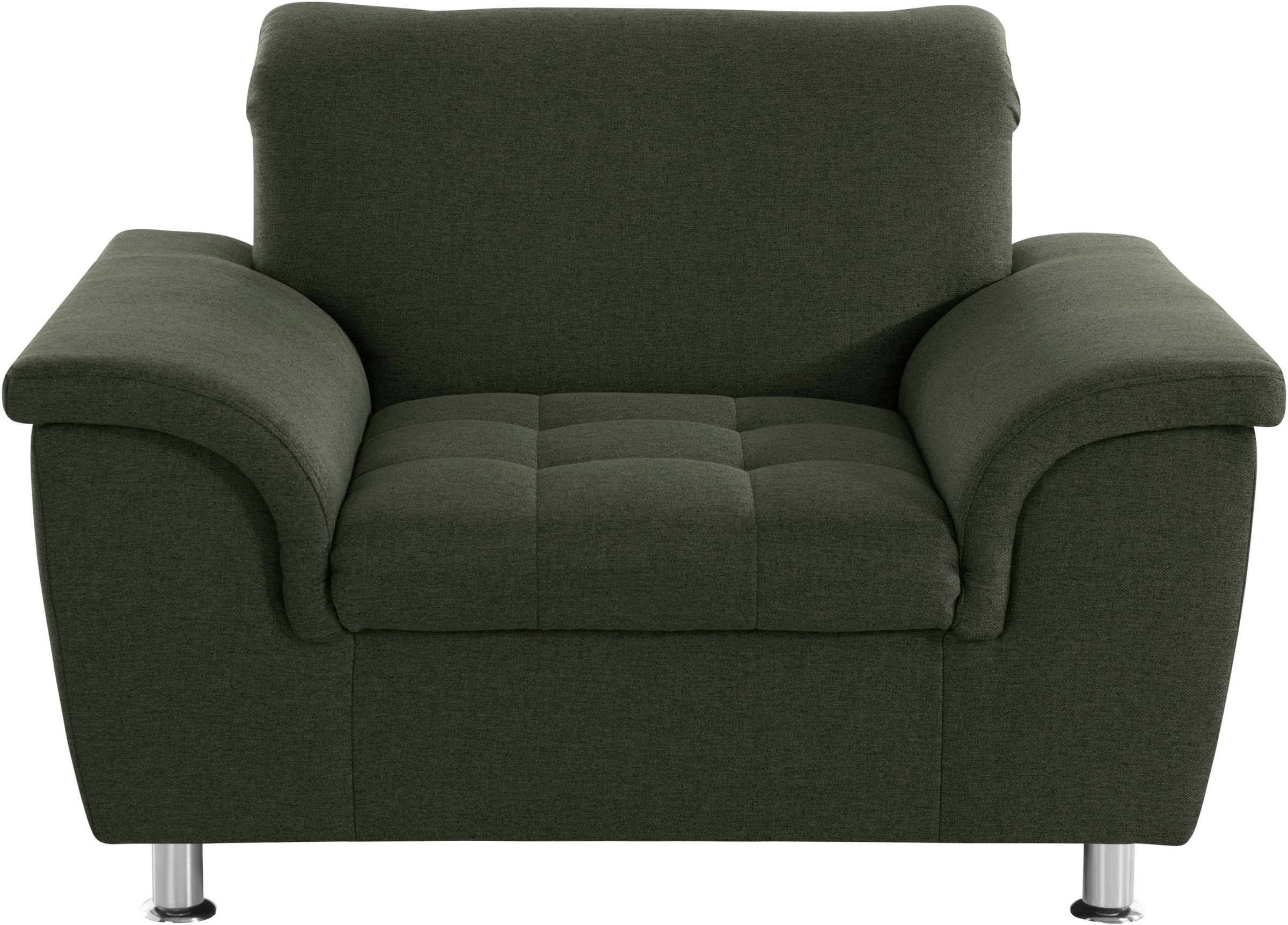 DOMO collection Sessel »Franzi, zeitlos und elegant, moderne Sitzheftung«, wahlweise mit Kopfteilverstellung