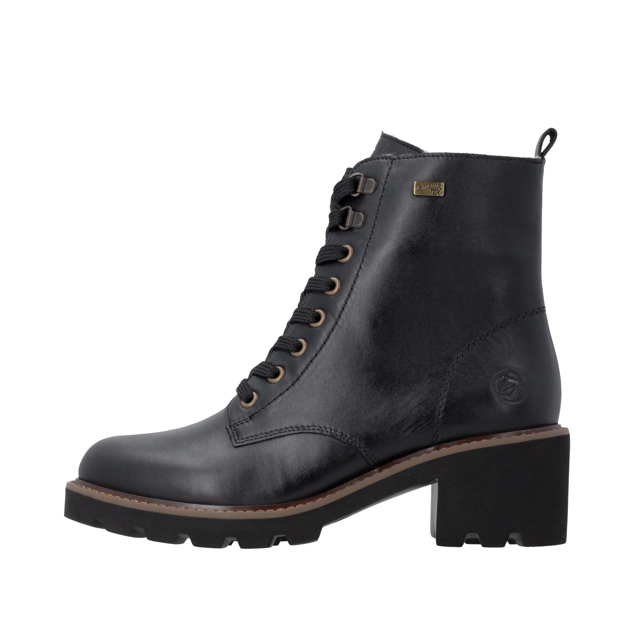 Remonte Schnürboots  Schnürstiefelette mit wasserabweisender TEX-Membrane, Reißverschluss
