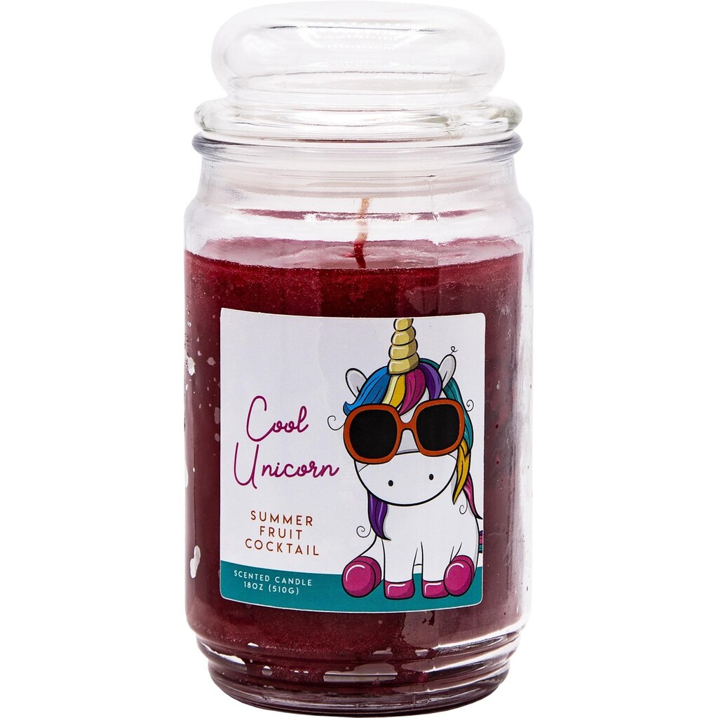 Candle BROTHERS Duftkerze »Fairytale - Summer Fruit Cocktail, Cool Unicorn«