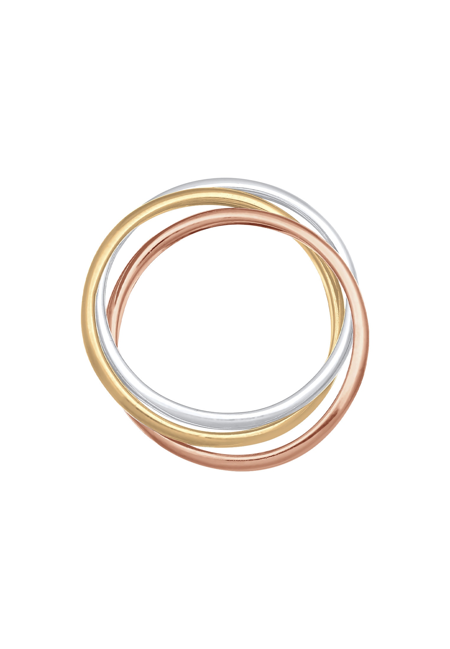Elli Silberring »Ring Wickelring Trio Trini Basic 925 Silber«