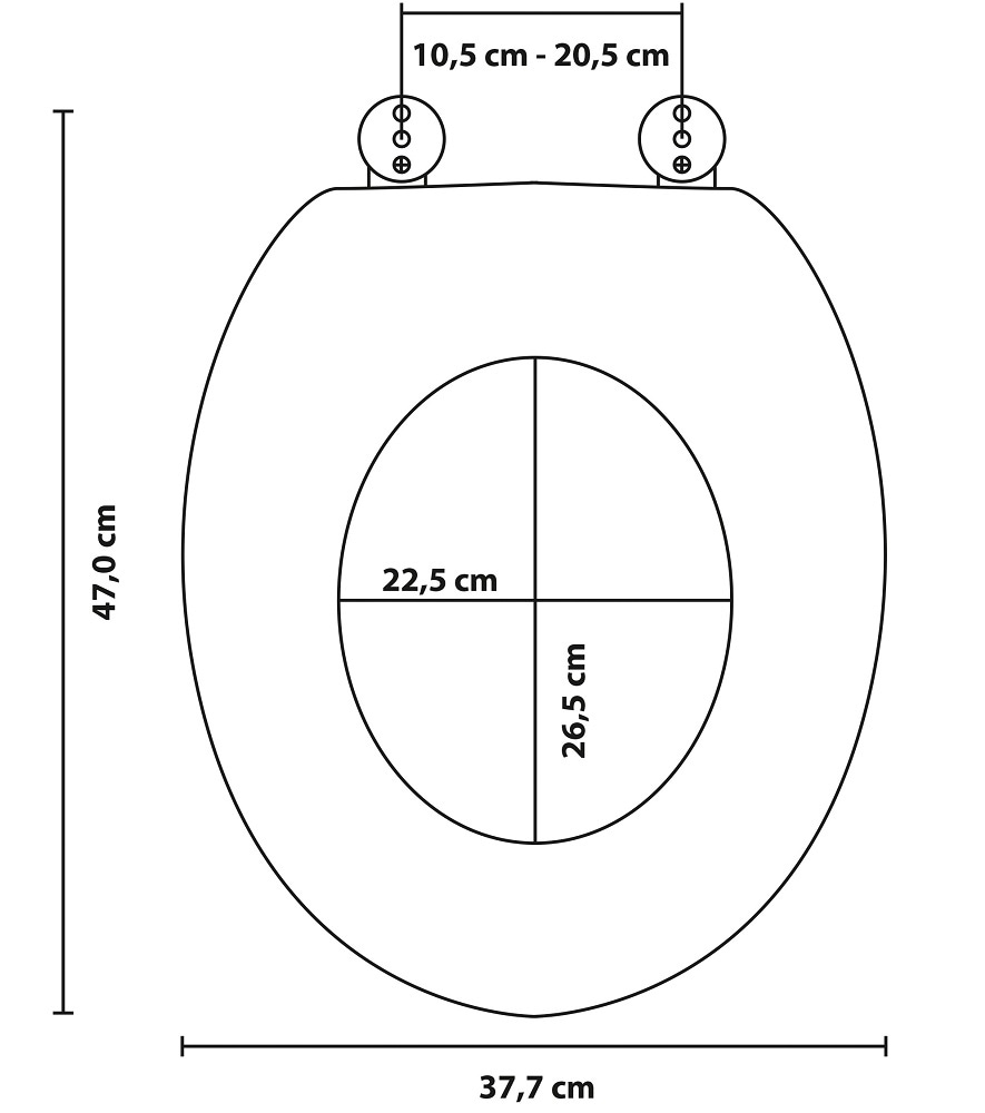 Sanilo WC-Sitz einfarbig