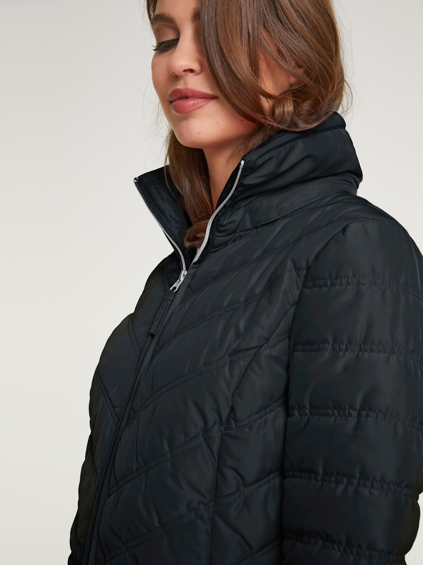 heine Steppjacke, mit Kapuze
