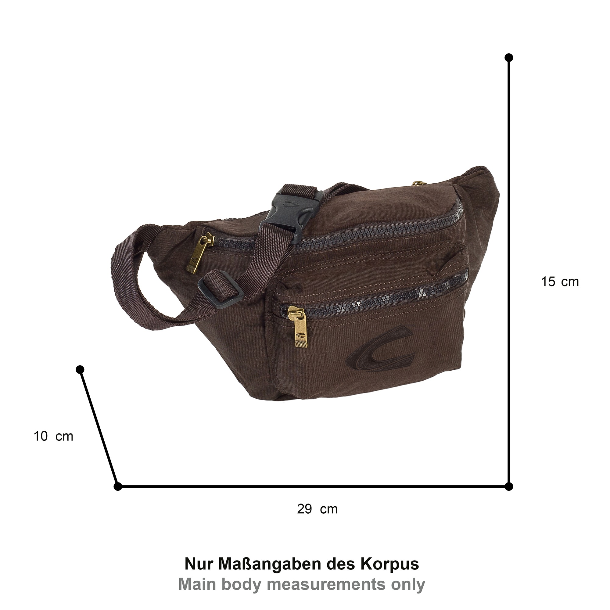 camel active Bauchtasche »Journey« Herren Crossbody-Bag, funktional perfekt für alle Lebenslagen