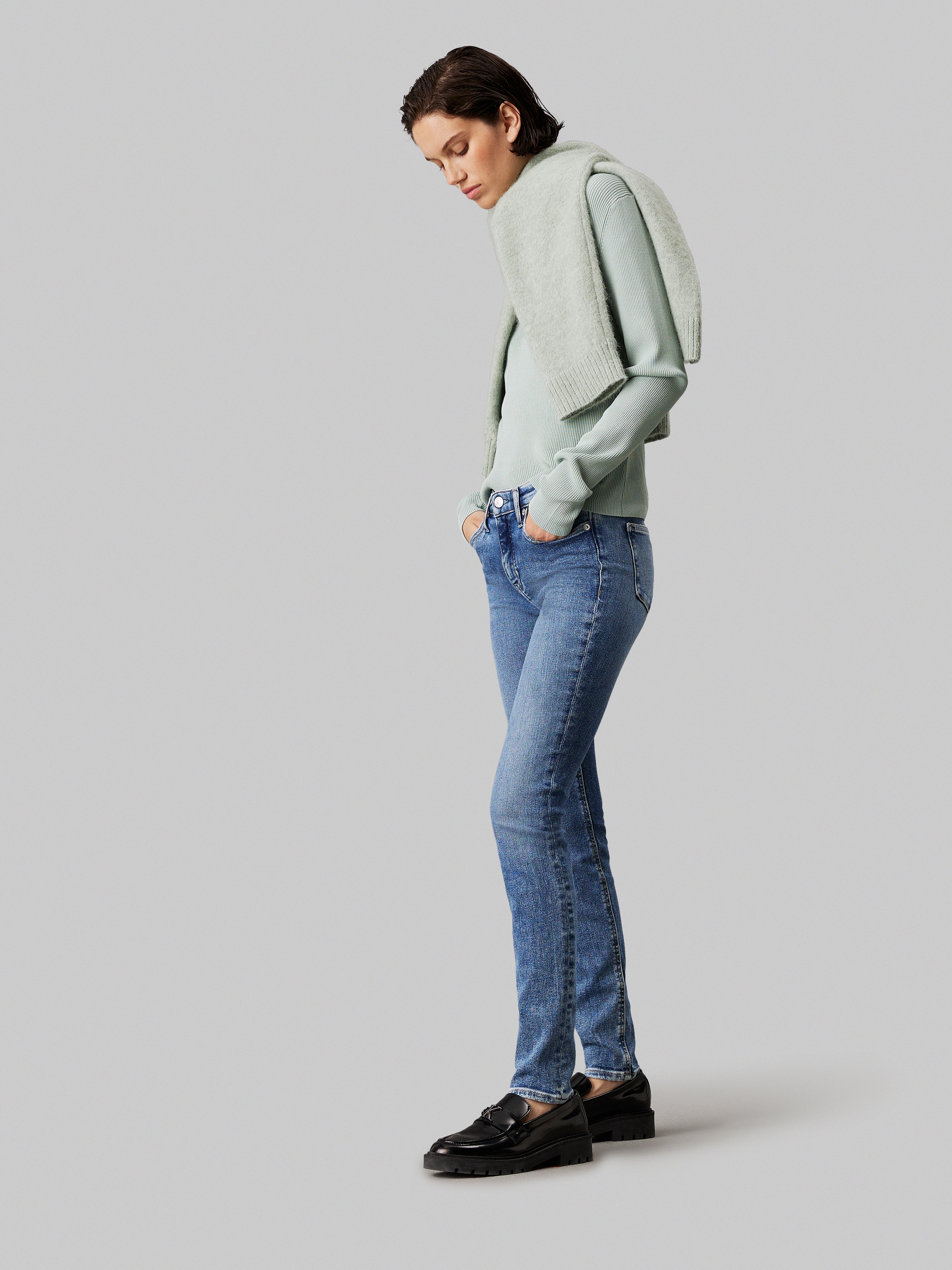 Calvin Klein Jeans Skinny-fit-Jeans »MID RISE SKINNY«, im 5-Pocket-Style