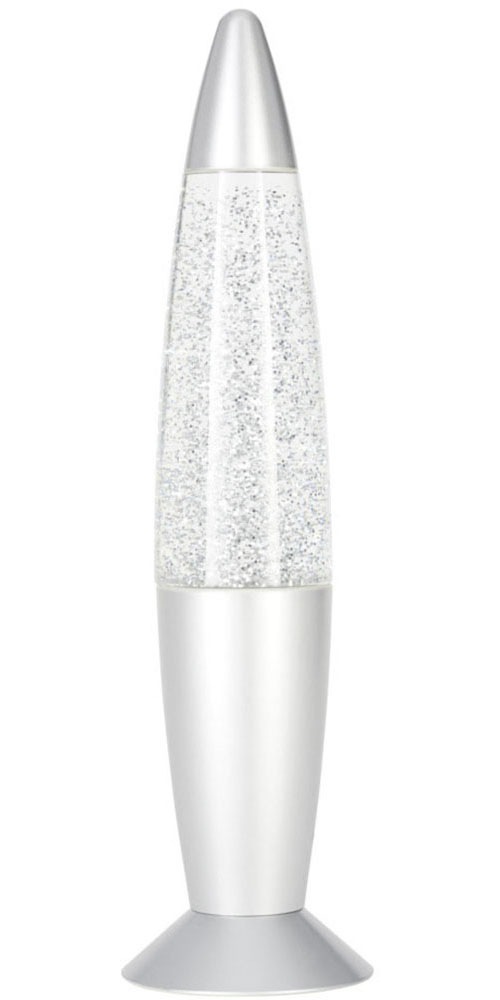 EGLO LED Tischleuchte »GLITTER« LED-Modul 1 Stk. LED Lavalampe Glitter, RGB Glitzerlampe mit Timer und Farbwechsel
