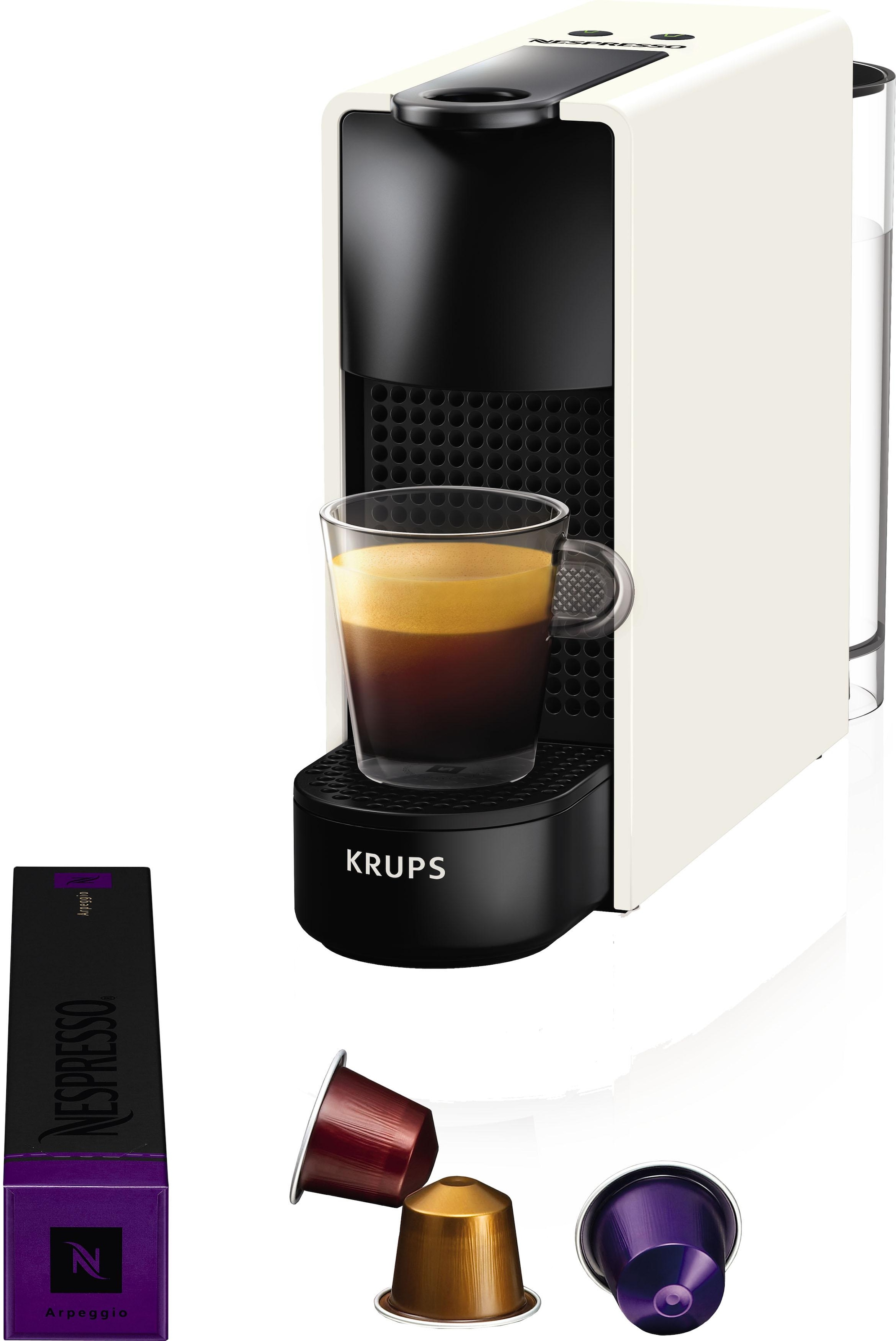 von XXL »XN1005 Krups«, Jahren 7 mit 3 Kaffeemenge inkl. Garantie Inissia mit Willkommenspaket einstellbar, Nespresso Kapseln Kapselmaschine