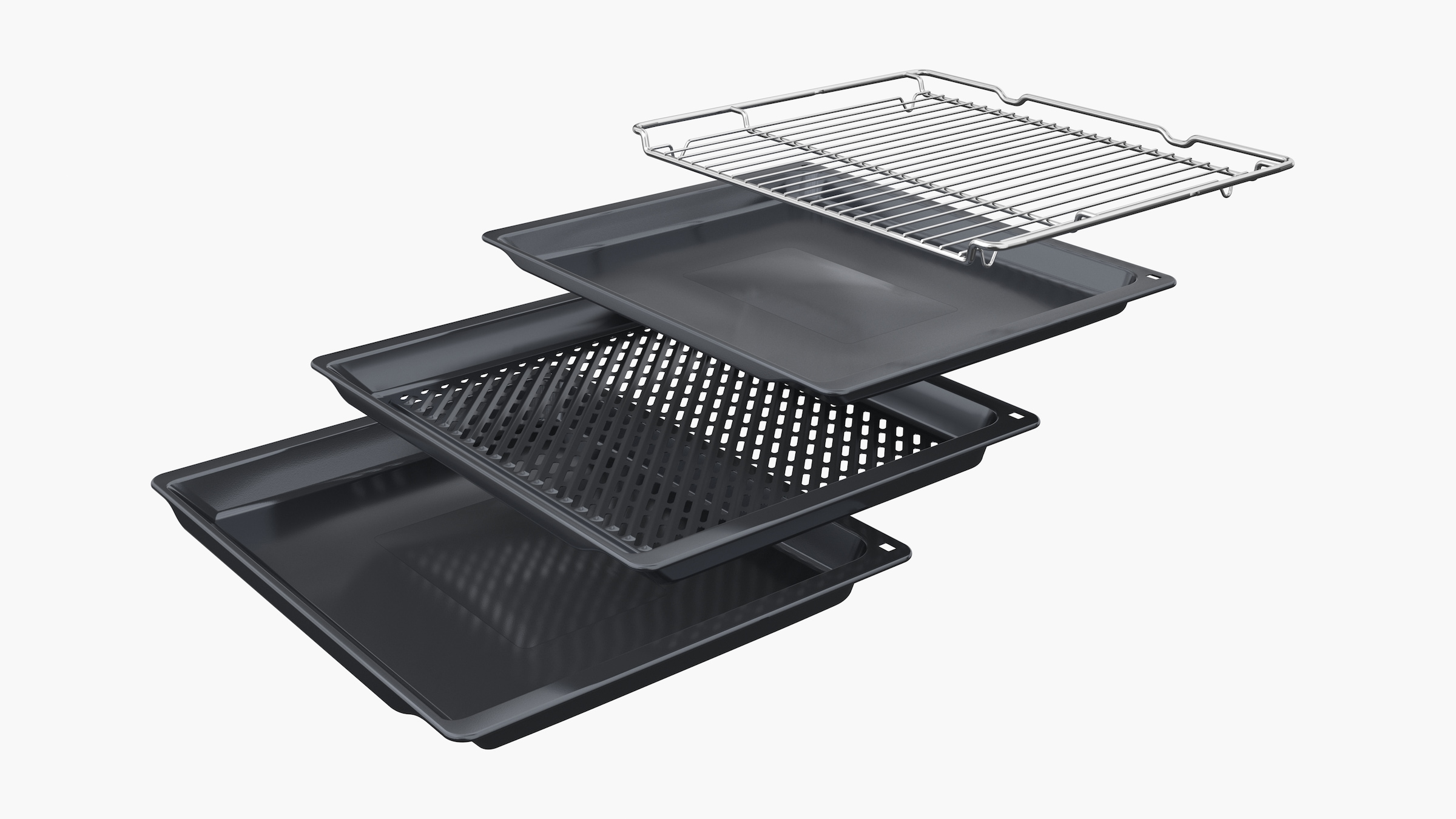 SIEMENS Pyrolyse Backofen iQ700 »HB776G1M1« mit Teleskopauszug nachrüstbar