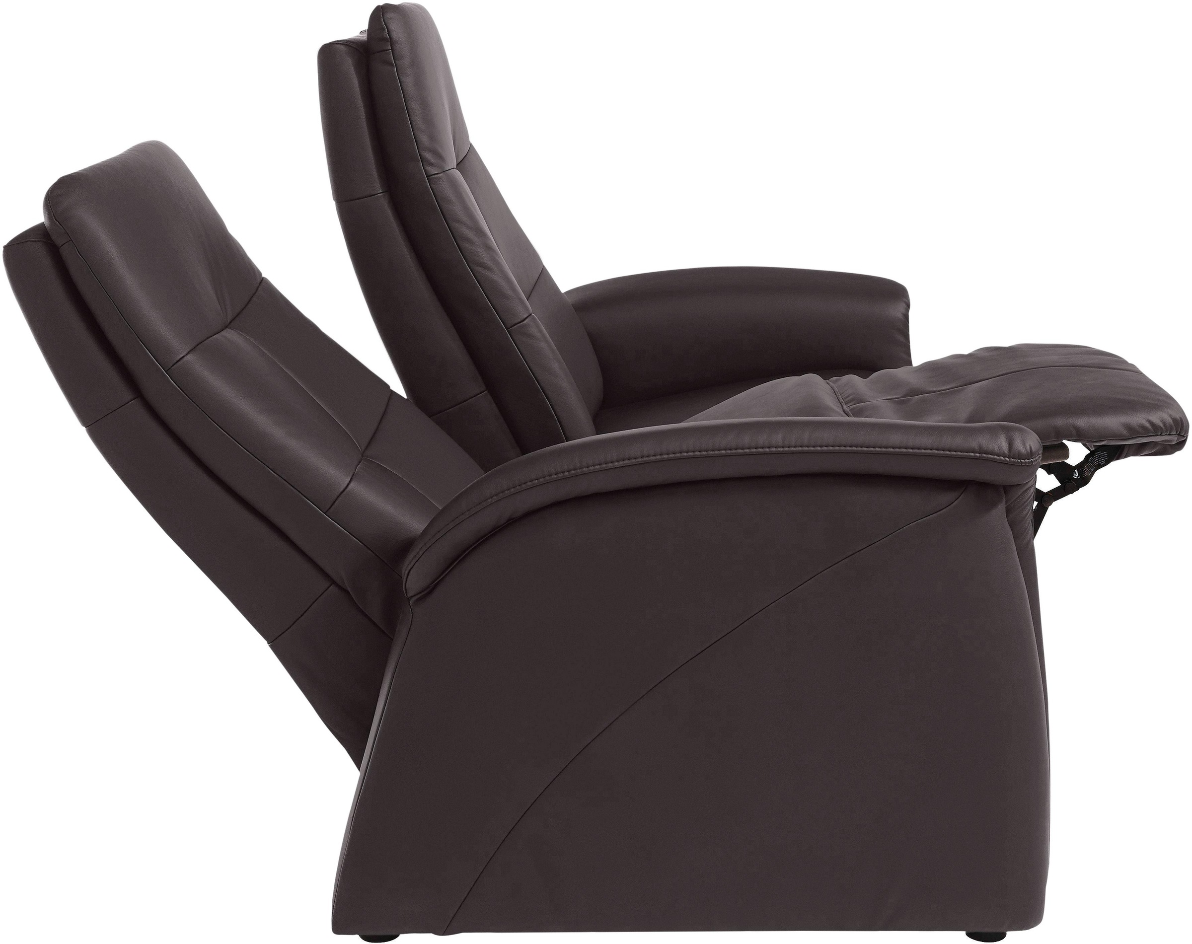 exxpo - sofa fashion Sofa »Tivoli, Kinosofa, bequem und komfortabel durch die Relaxfunktion«, (2-sitzig), schmale Armlehnen