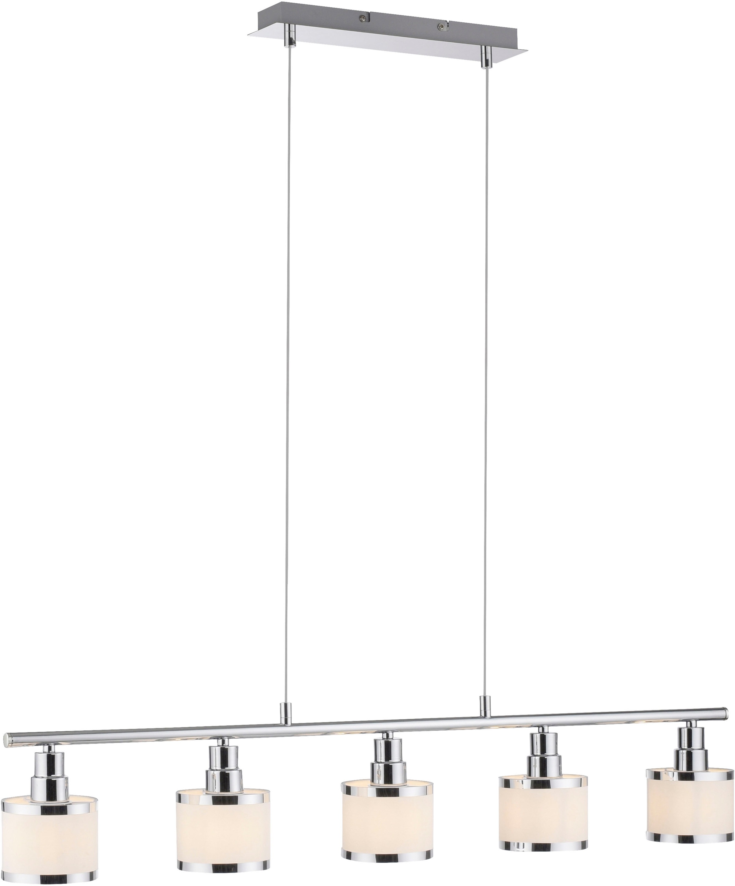 JUST LIGHT Pendelleuchte »ACCOR«, 5 flammig, Leuchtmittel E14 | ohne Leuchtmittel