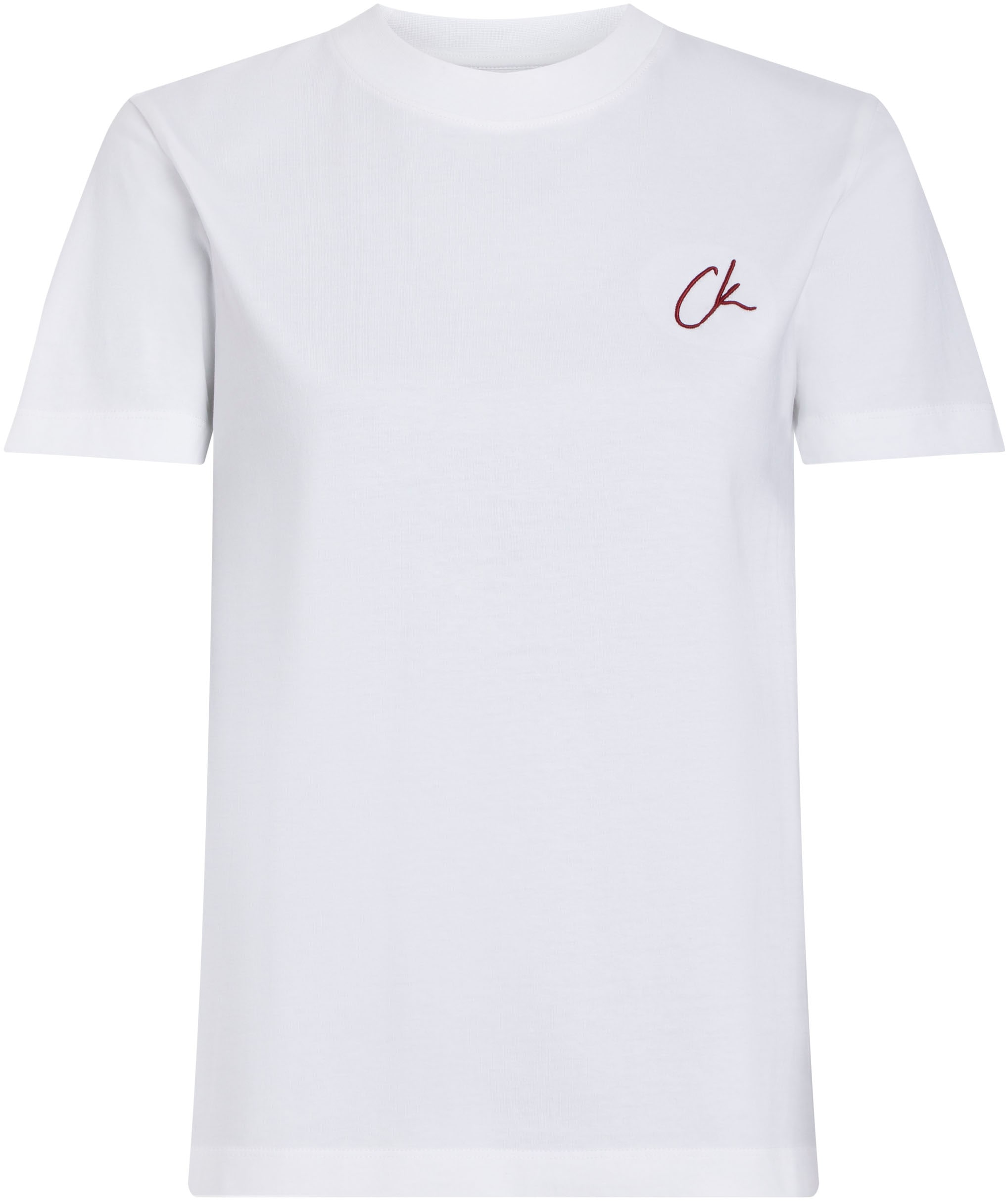 T-Shirt »Plus Embroidered CK Regular Tee«, in Großen Größen mit Logostickerei