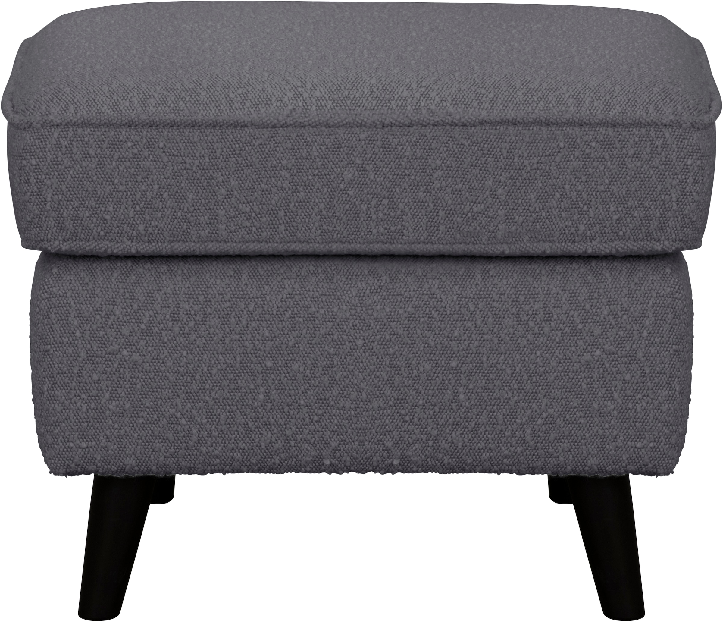Home affaire Polsterhocker »Polsterhocker CHISTELLE, auch in Bouclé«, mit Wellenunterfederung, Maße: B/TH: 57/57/46 cm