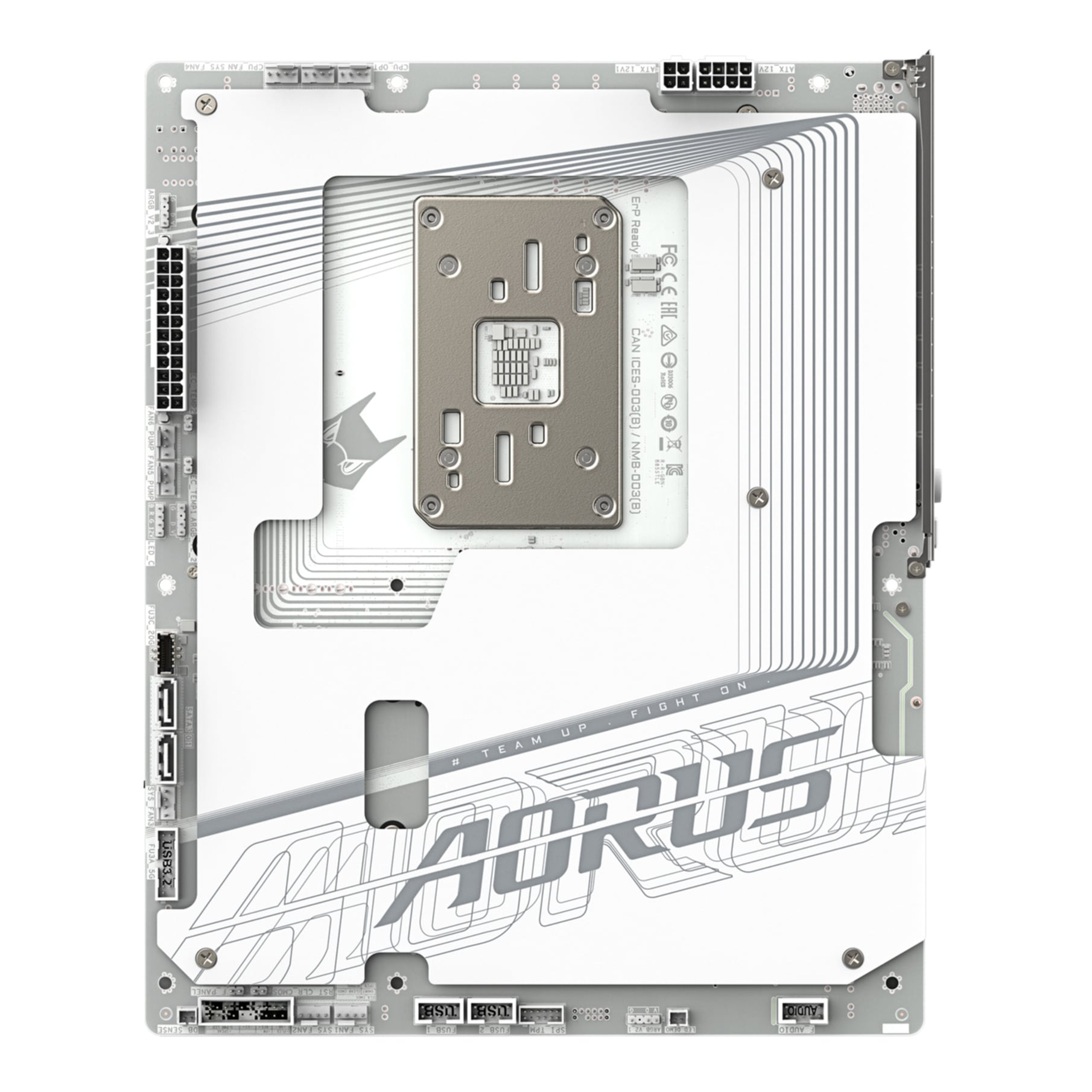 Gigabyte Mainboard »B850 AORUS STEALTH ICE Mainboard – Unterstützt AMD Ryzen 9000 Serie CP«