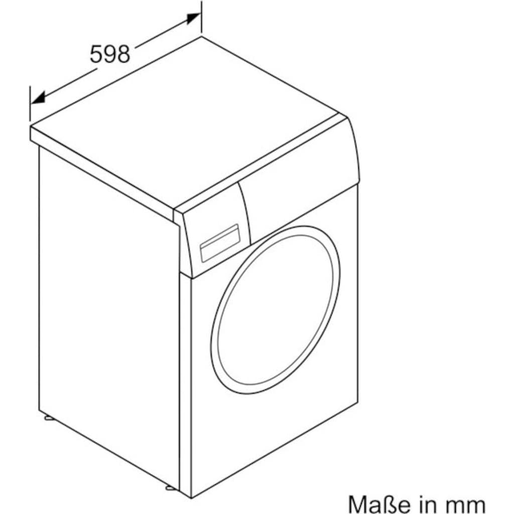 SIEMENS Waschmaschine »WM14N0K4«, iQ300, WM14N0K4, 7 kg, 1400 U/min