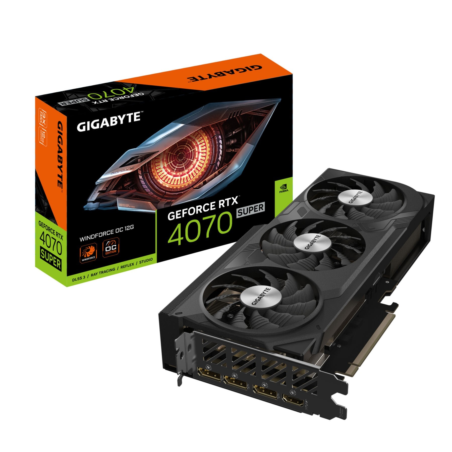 Grafikkarte »GeForce RTX 4070 SUPER WINDFORCE OC«, 12 GB, GDDR6X