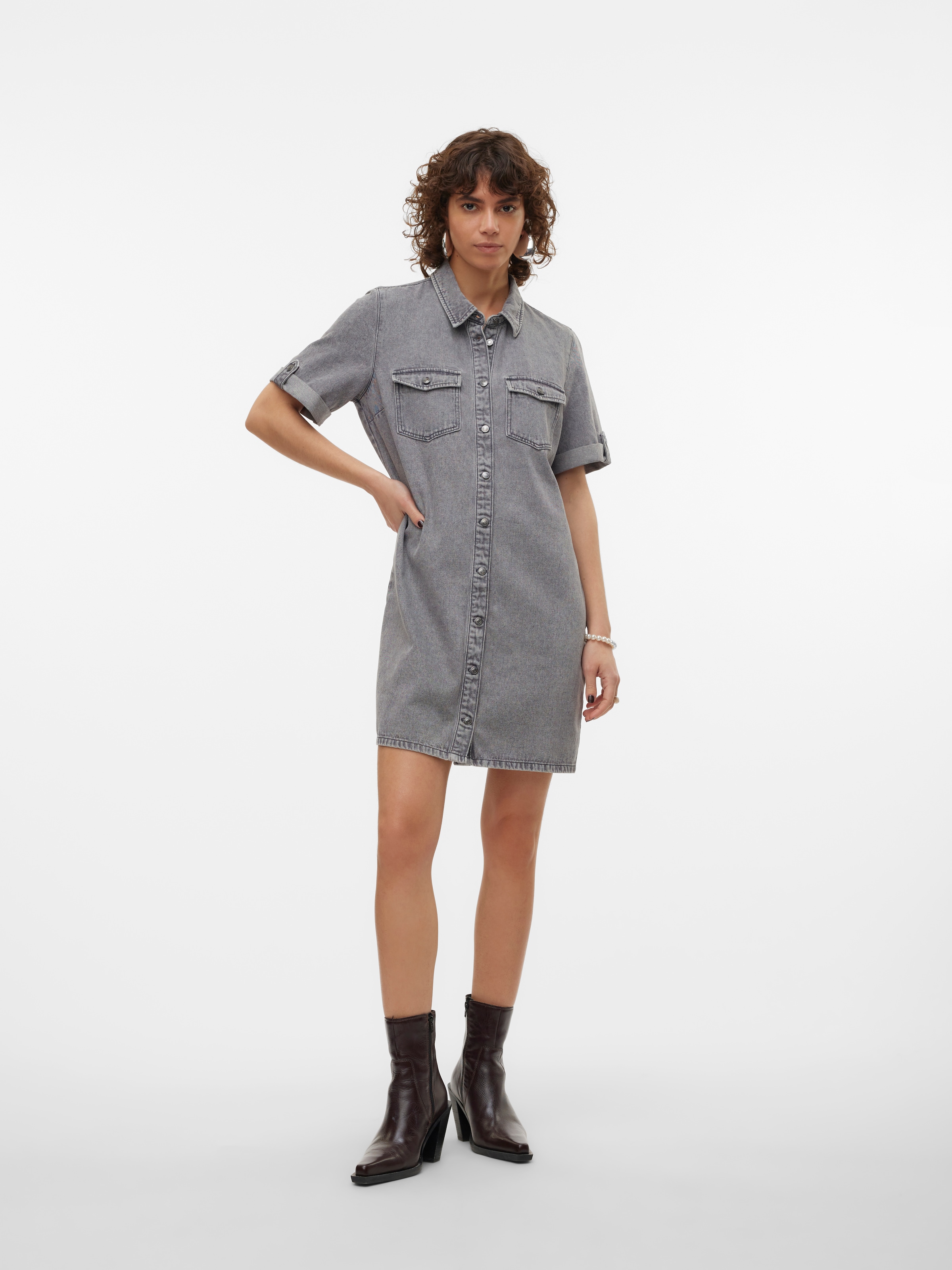 Vero Moda Jeanskleid »VMJENNIE SS SHORT DENIM DRESS NOOS«