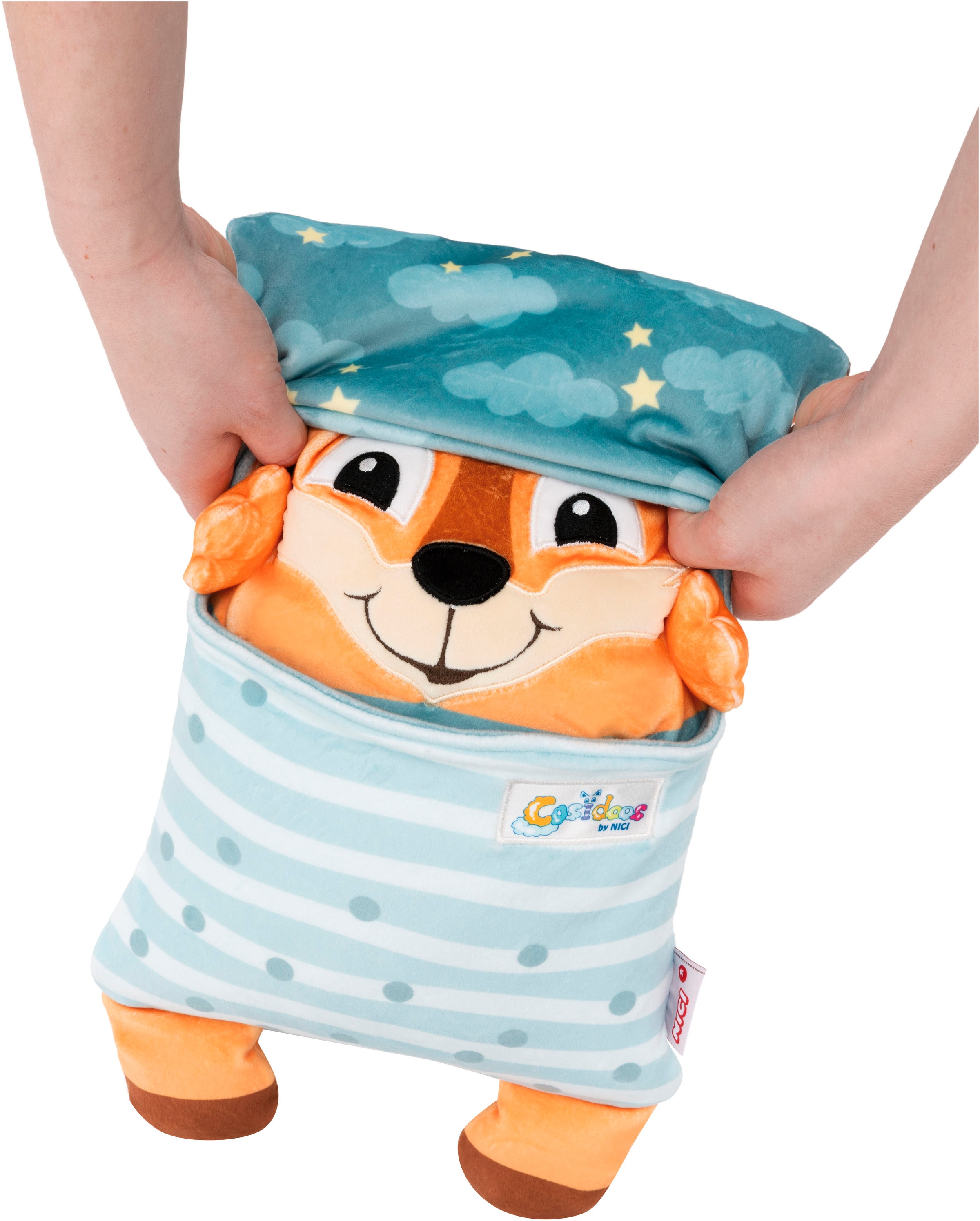 Nici Kuscheltier »Cosidoos, Fuchs mit Wendefunktion 30x20 cm«