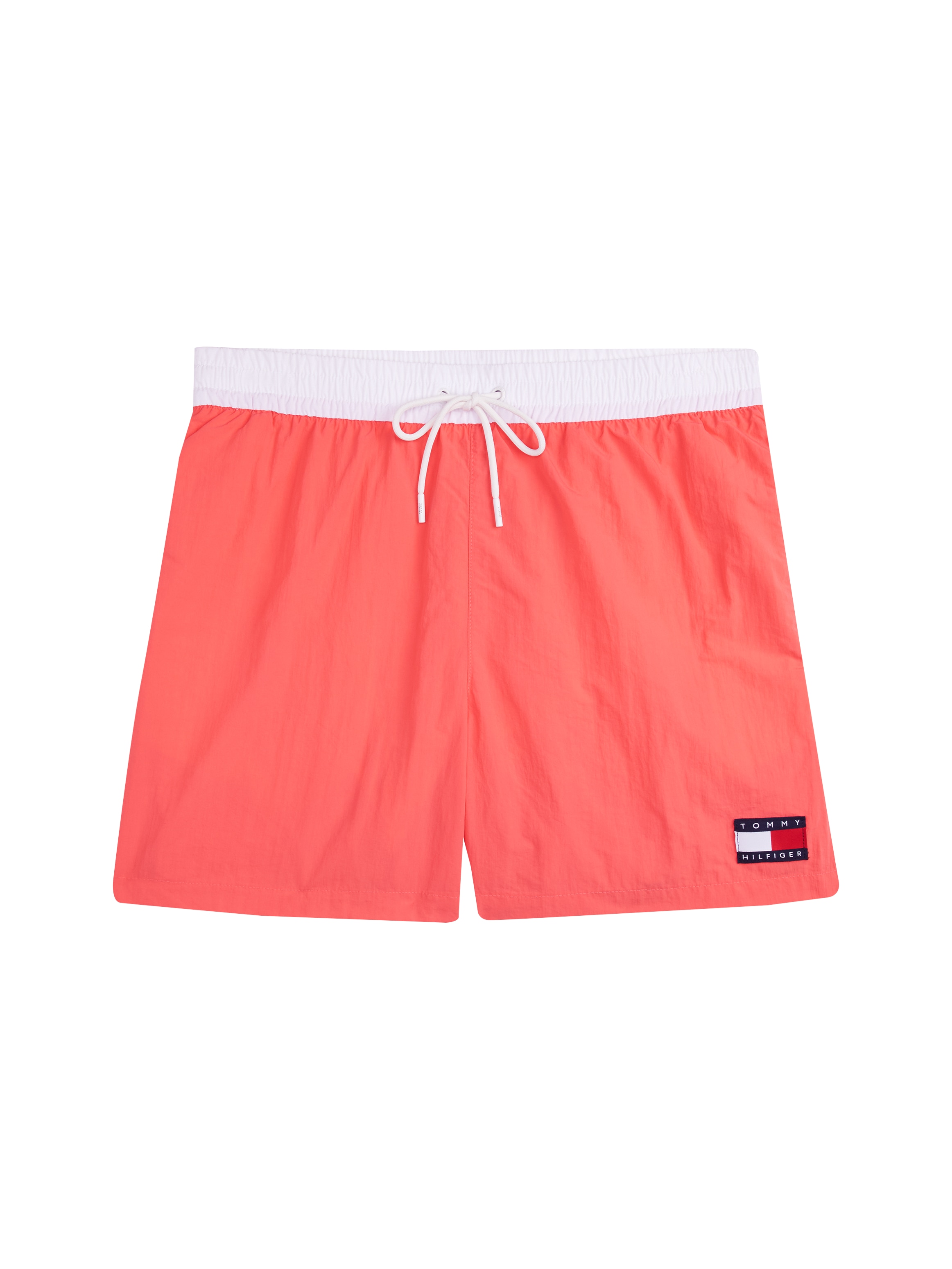 Tommy Hilfiger Swimwear Badeshorts »MEDIUM DRAWSTRING«, mit Logo-Patch, mit kontrastfarbenem Bund