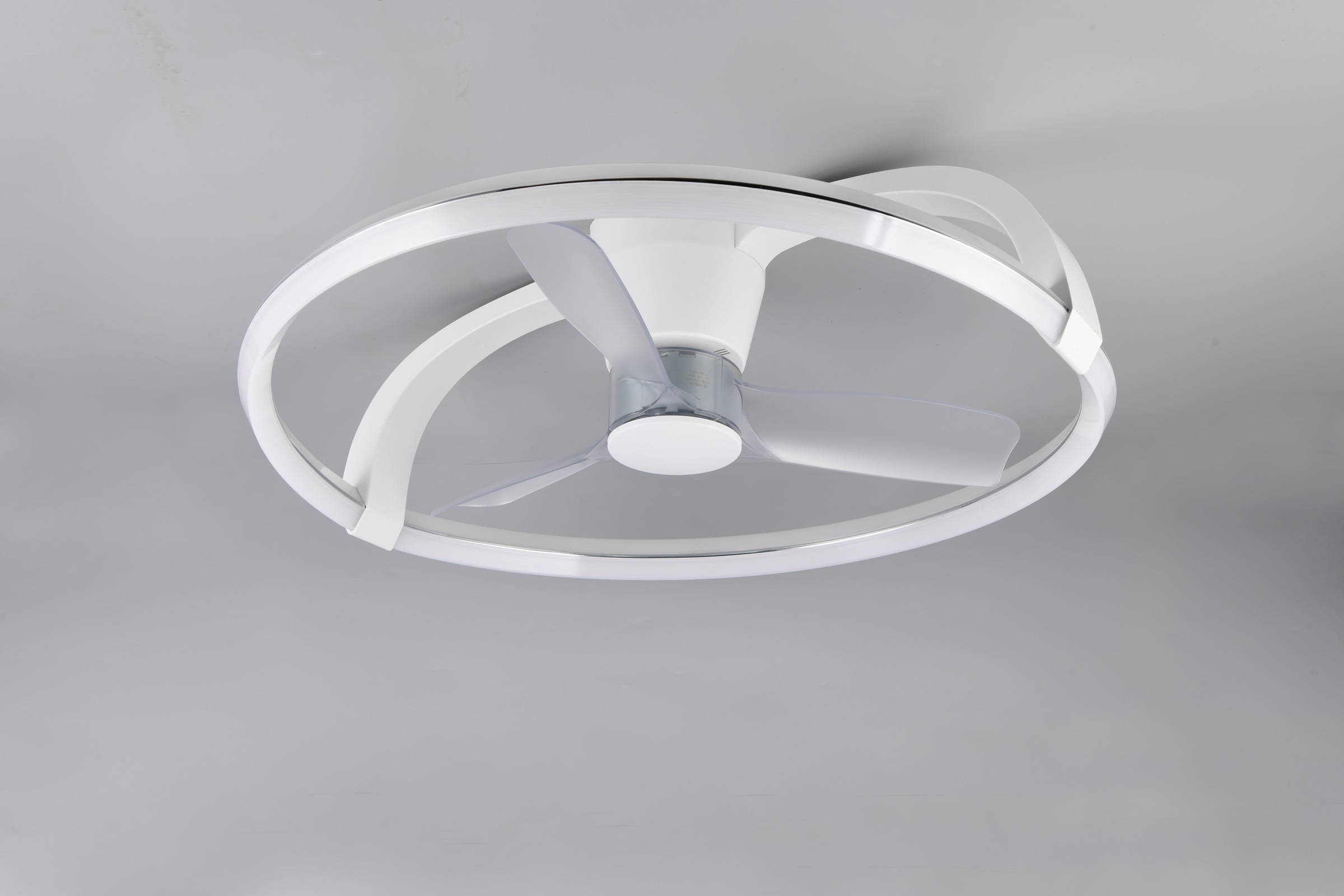 REALITY Leuchten LED Deckenleuchte »STOCKHOLM mit Ventilator, Deckenventilator mit Licht inklFernbedienung« LED-Board 1 Stk. warmweiß - kaltweiß 6 Geschwindigkeiten Timer Vor- & Rücklauf LED dimmbar CCT Nachtlicht
