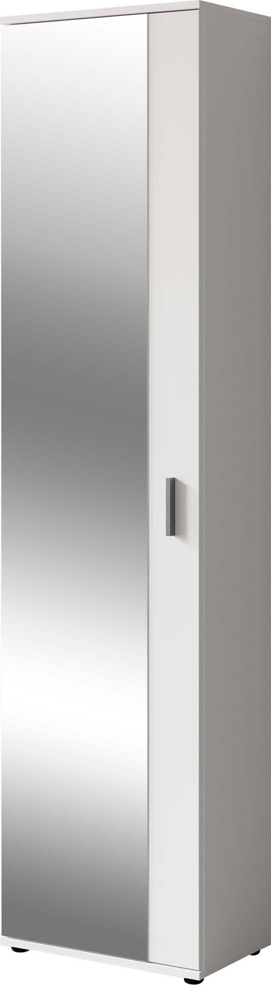 byLIVING Garderobenschrank »Jakob«, mit großem Spiegel, Breite 49 cm