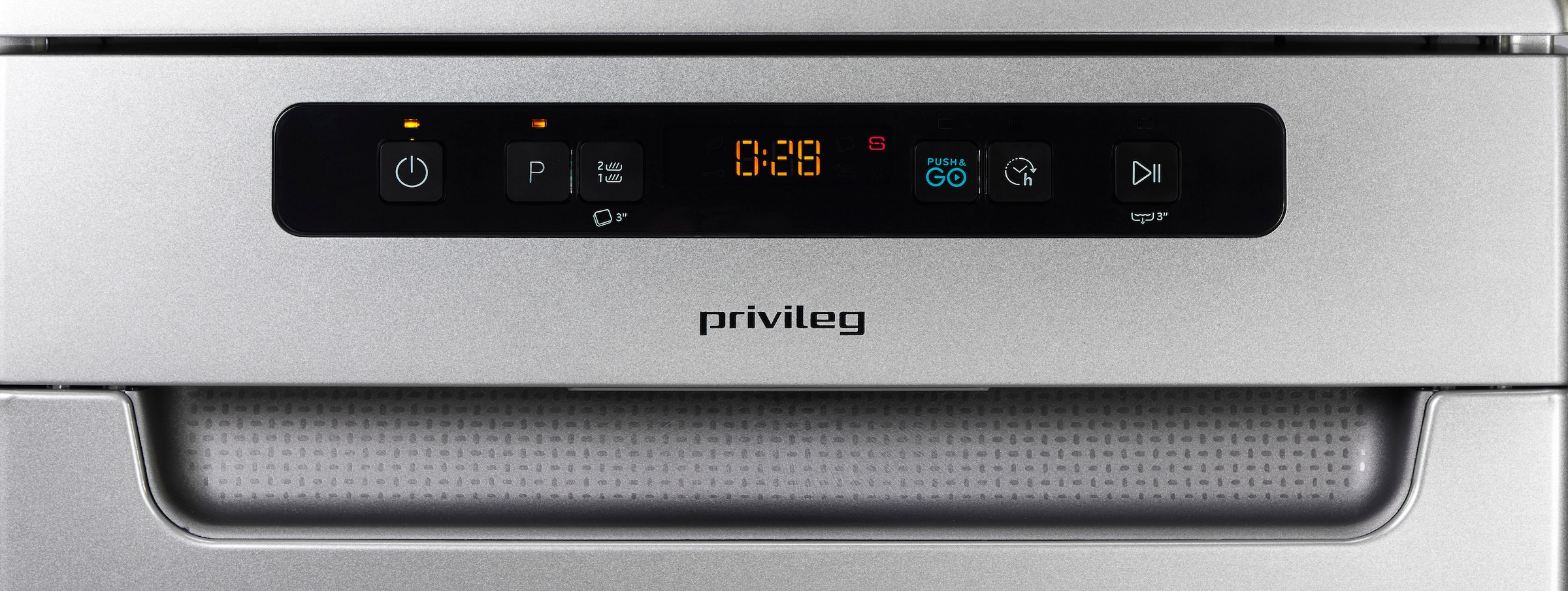 Privileg Standgeschirrspüler »PV2FC10BS7A0S«, 10 Maßgedecke, Auto Door - automatisches Türöffnungssystem (abschaltbar)