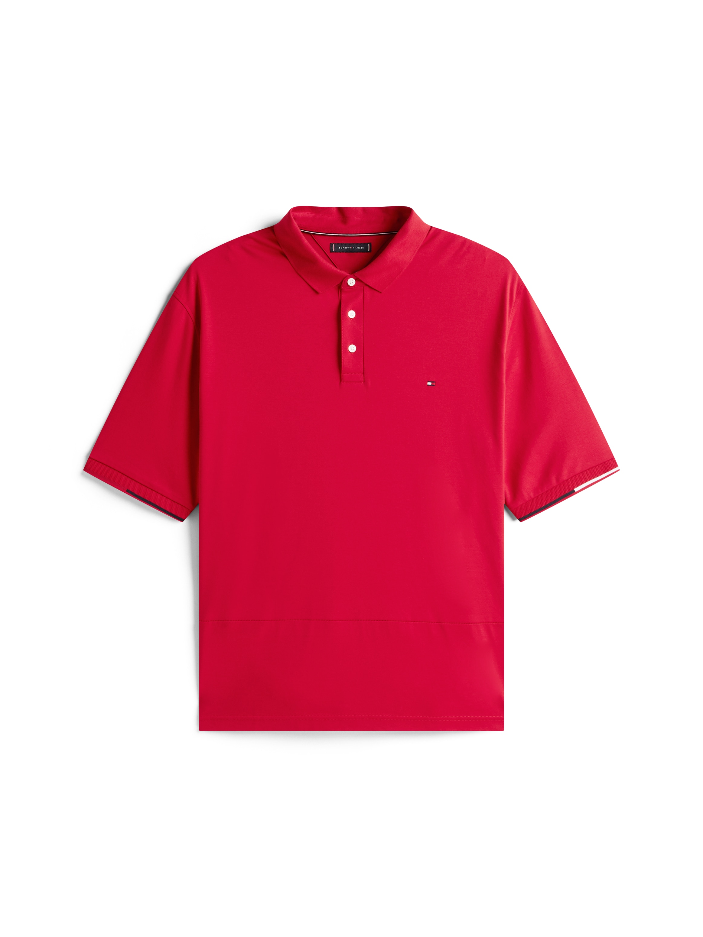Tommy Hilfiger Big & Tall Poloshirt »BT-INTERLOCK FLAGCUFF SLIM FIT-B«, Große Größen
