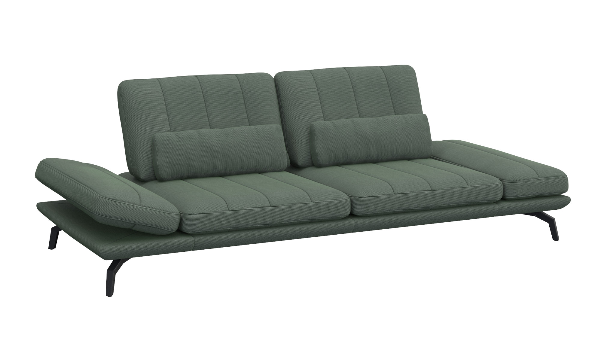 FLEXLUX 3-Sitzer »Tropea Funktionssofa, Designsofa, Relaxfunktion, TV-Couch,« mit Armteilverstellung sowie Sitztiefenverstellung, Breite 252 cm