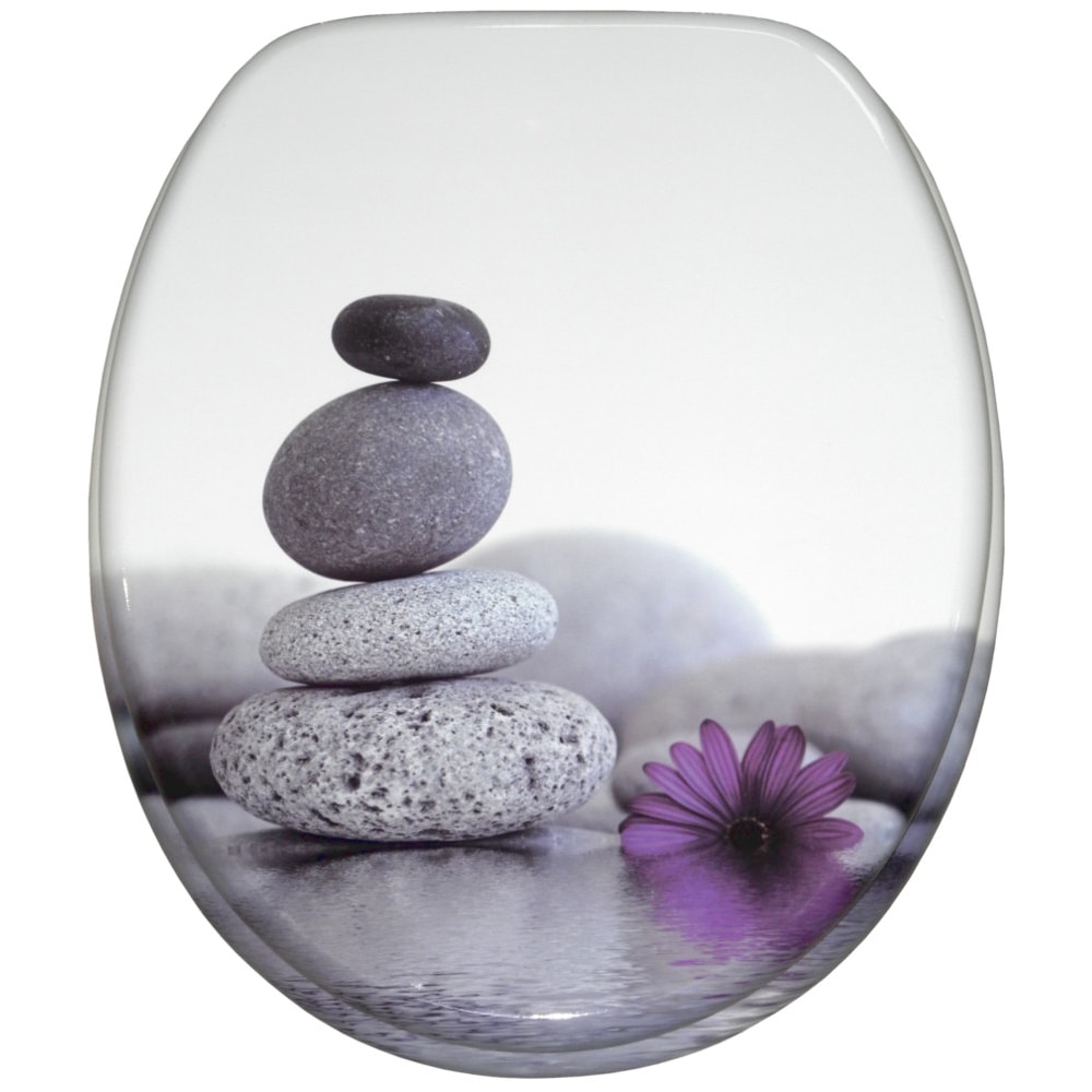 Sanilo Badaccessoire-Set »Energy Stones« WC-Sitz, Badteppich, Stöpsel, Seifenspender und WC-Bürste