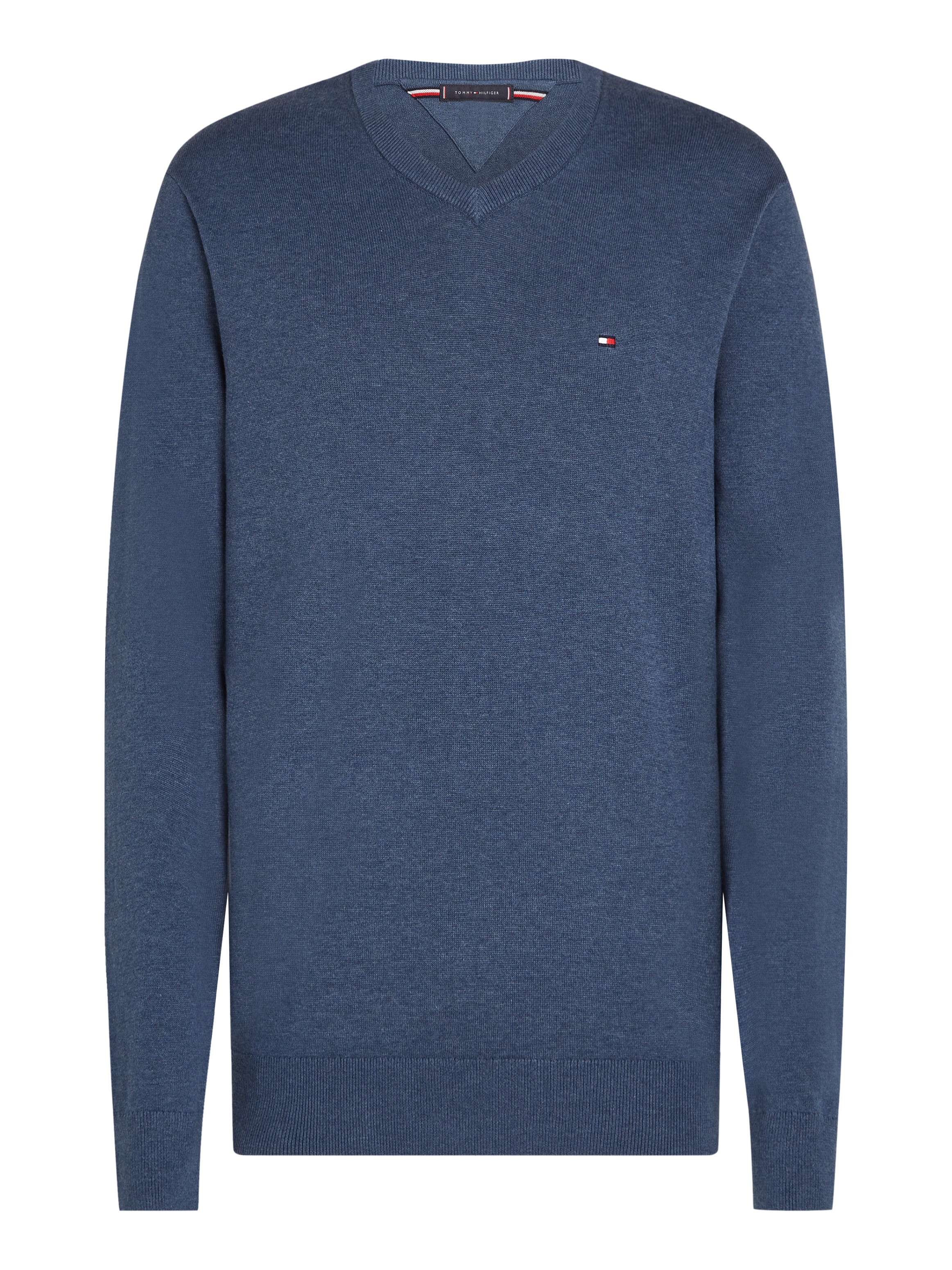 Tommy Hilfiger Strickpullover »ESSENTIAL COTTON V NECK«