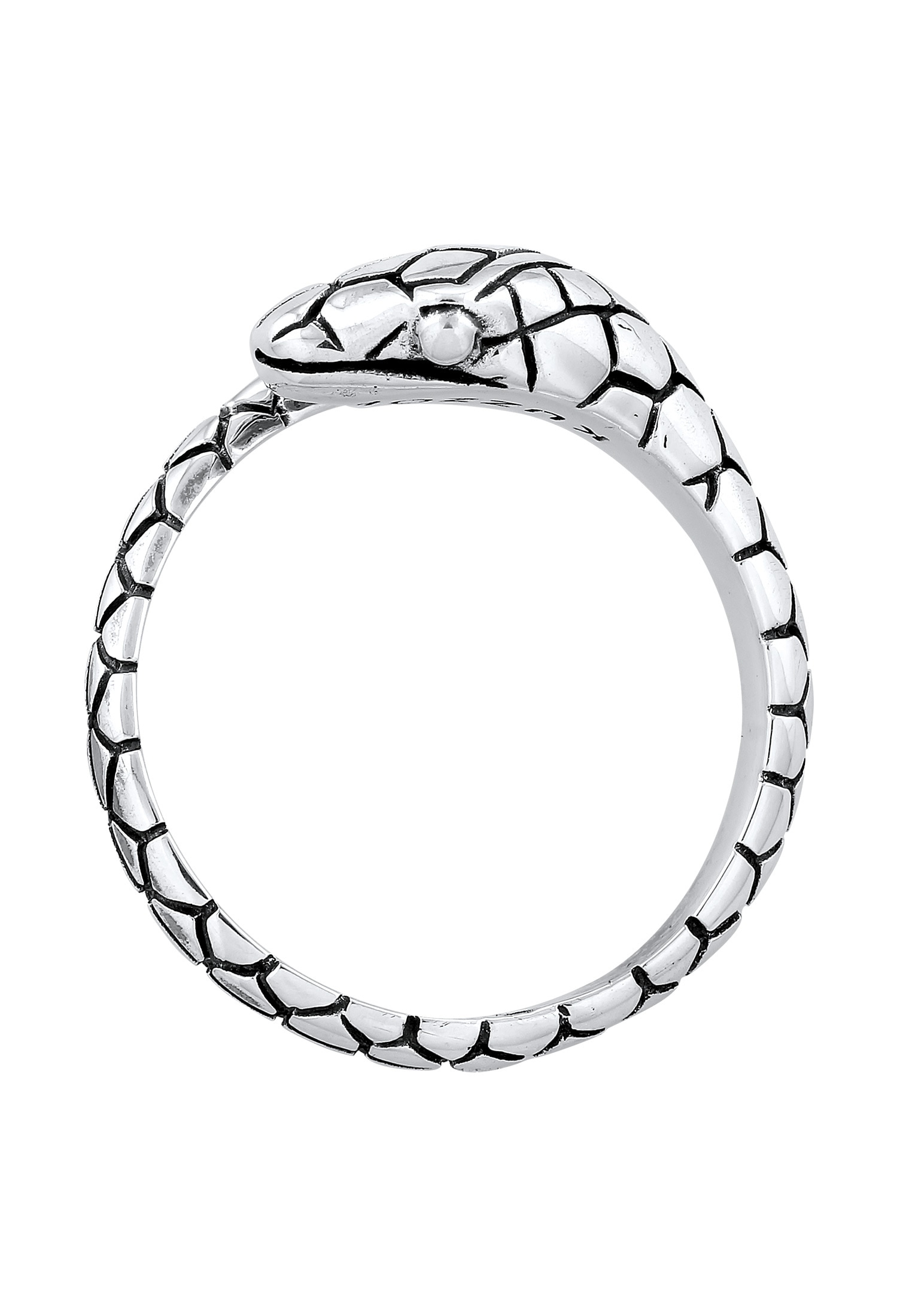 Kuzzoi Silberring »Ring Herren Schlange Kraft 925 Silber«