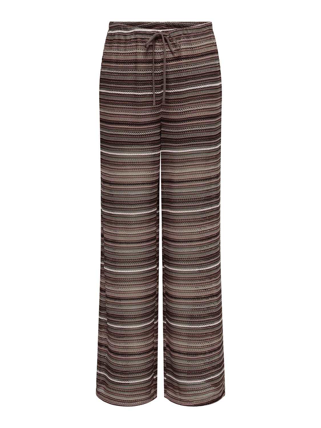 ONLY Schlupfhose »ONLSANDY WIDE TIE STRING PANTS JRS«  Materialmix, regular fit