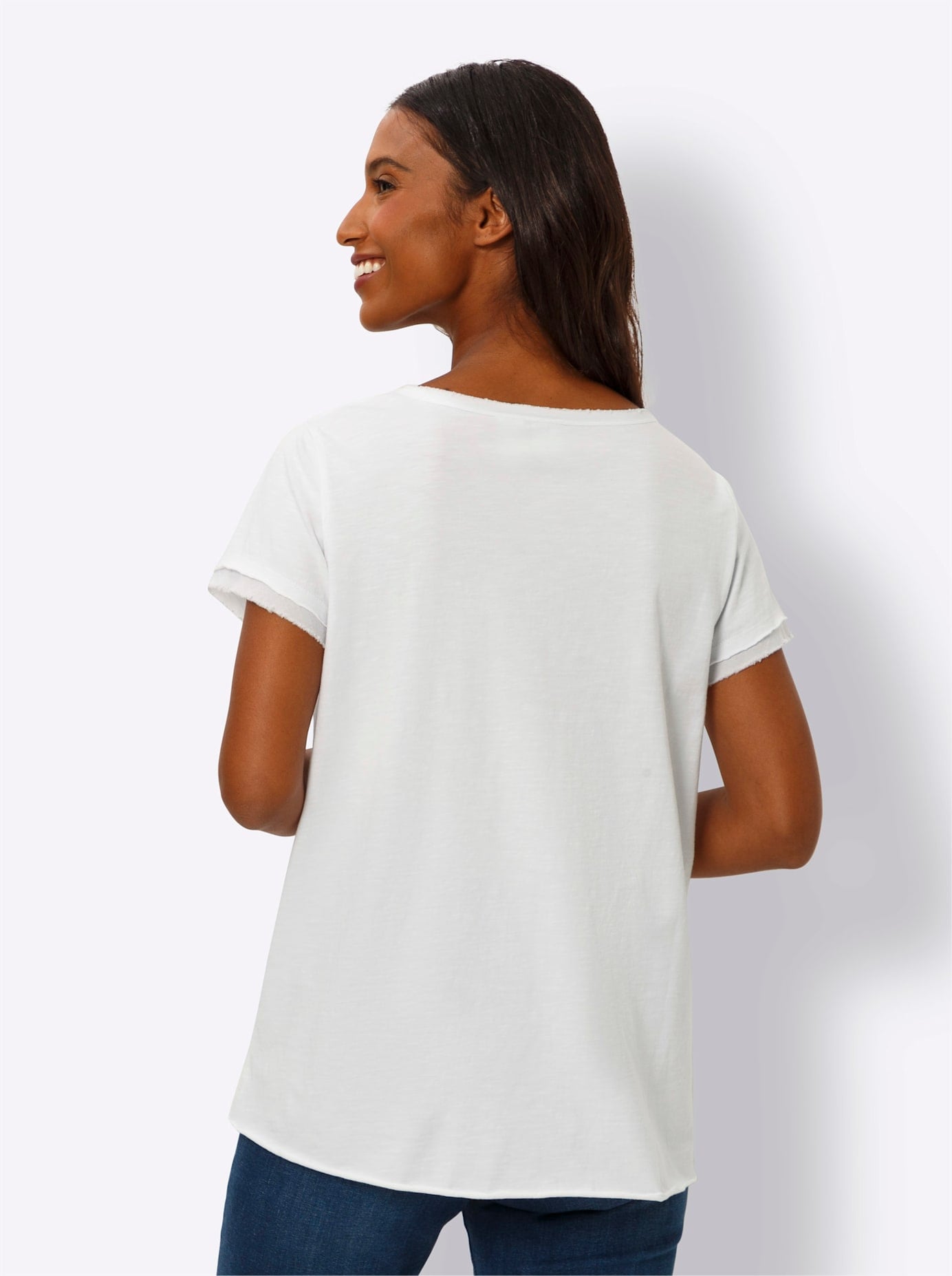 heine V-Shirt »Shirt«, (1 tlg.)