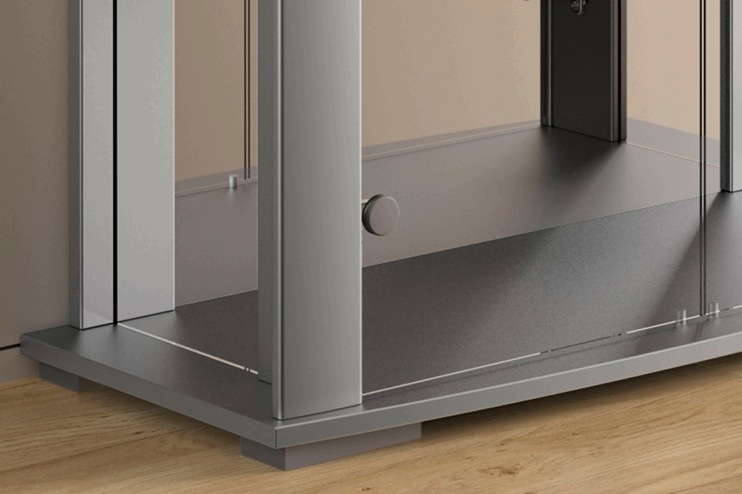 fif möbel Vitrine »STELLA« Standvitrine/Glasvitrine 2x Glastür,perfekt für Sammler,Sammlervitrine
